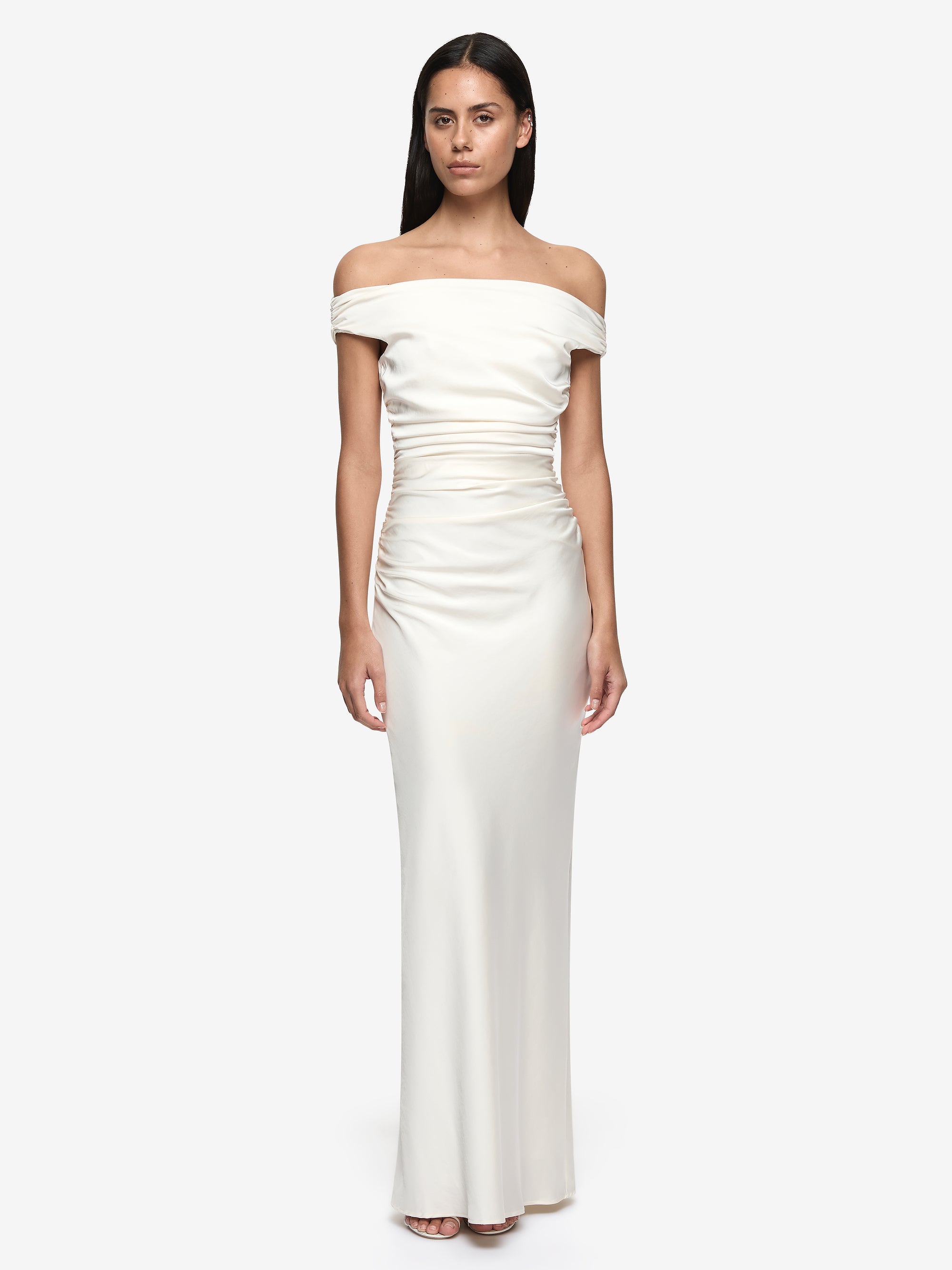 ETERNITY OFF SHOULDER MAXI - CREAM