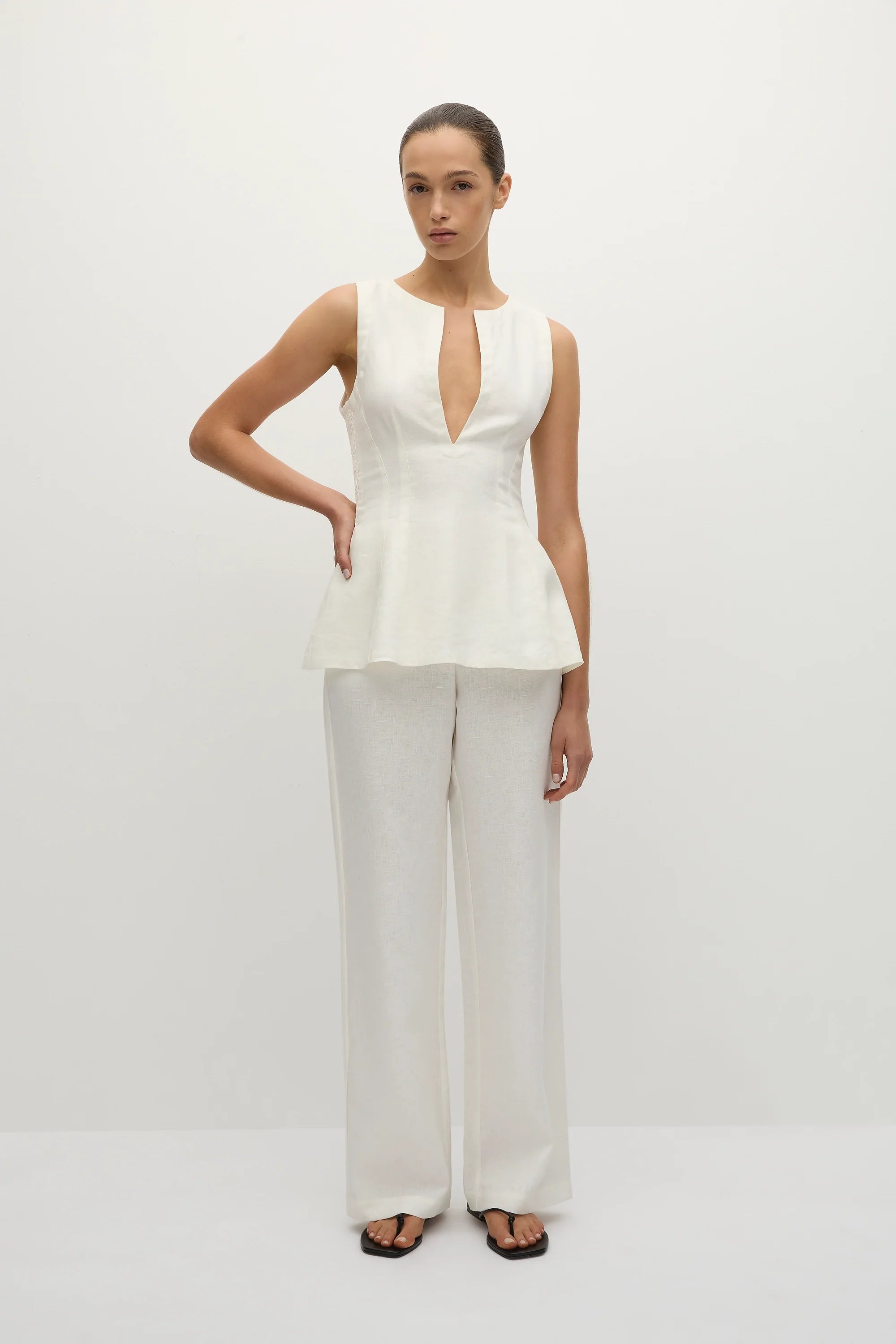 Melia Top White - Final Sale