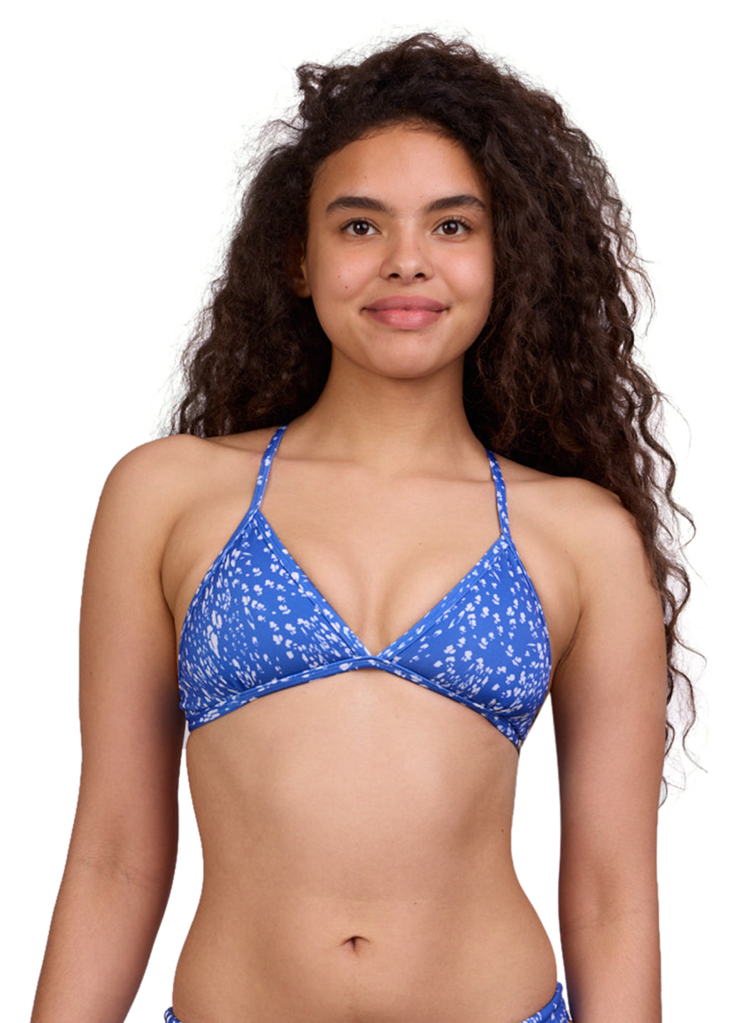 JOLYN Women's Current Triangle Bikini Top