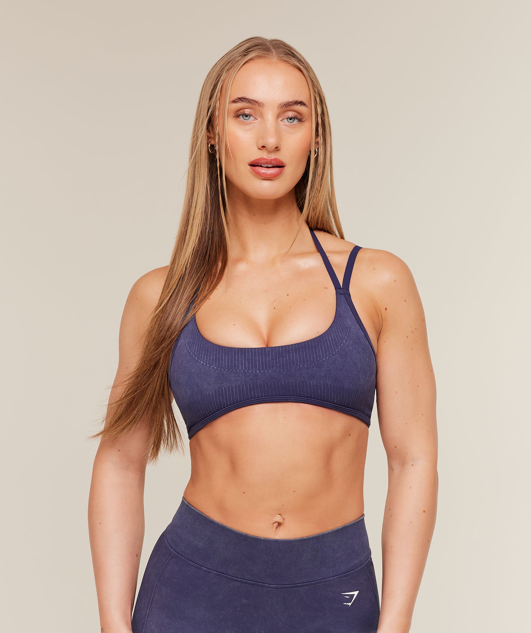Gymshark x Bratz Light Support Sports Bra - Indigo Purple/Wash