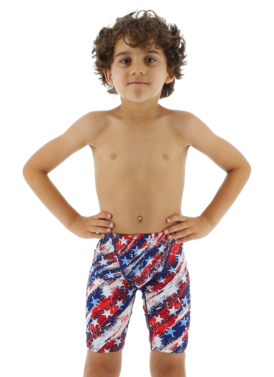 TYR Boys' Homeland Jammer Swimsuit