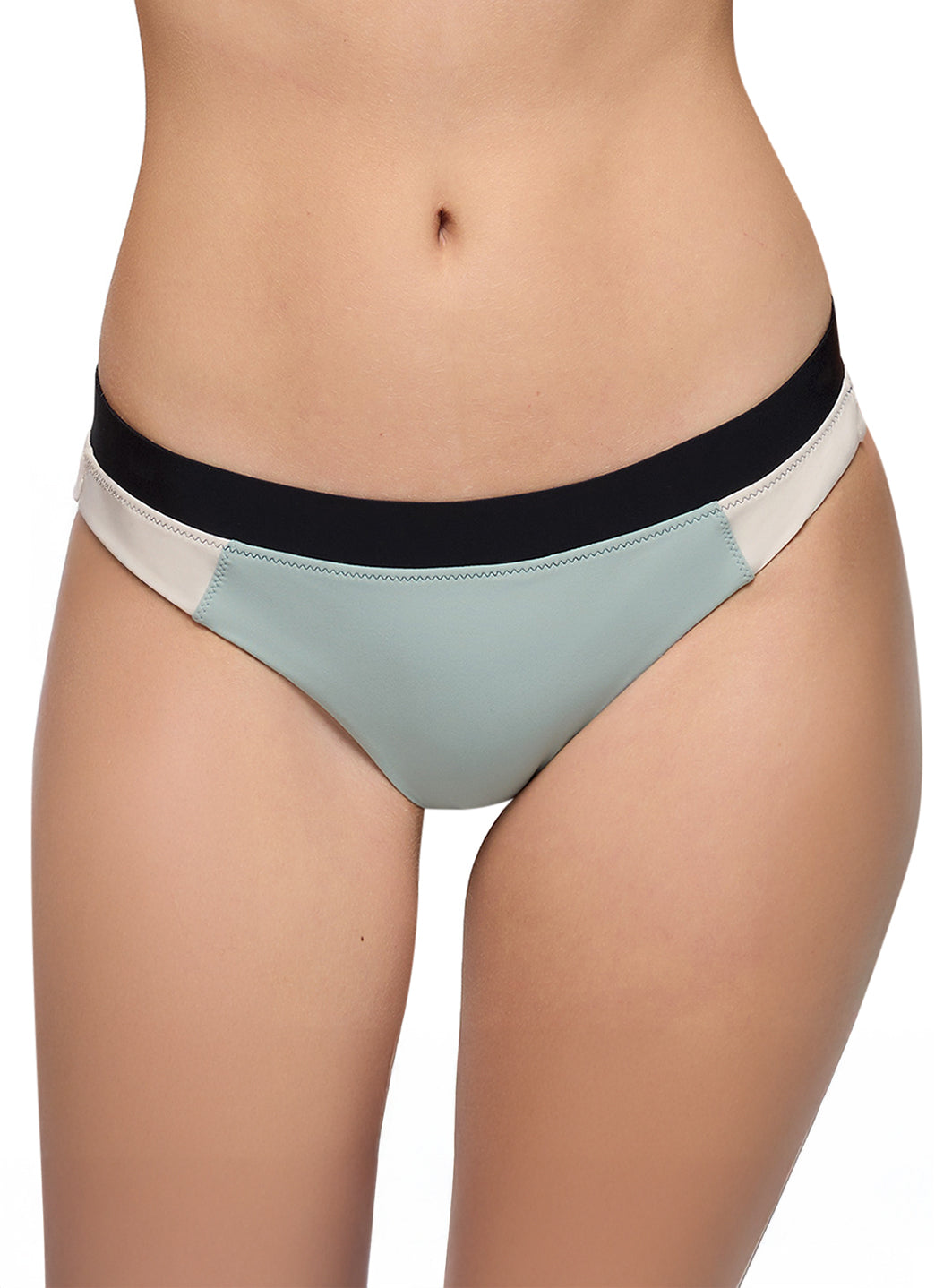 prAna Women's Color Block Baja Bound Cheeky Bikini Bottom