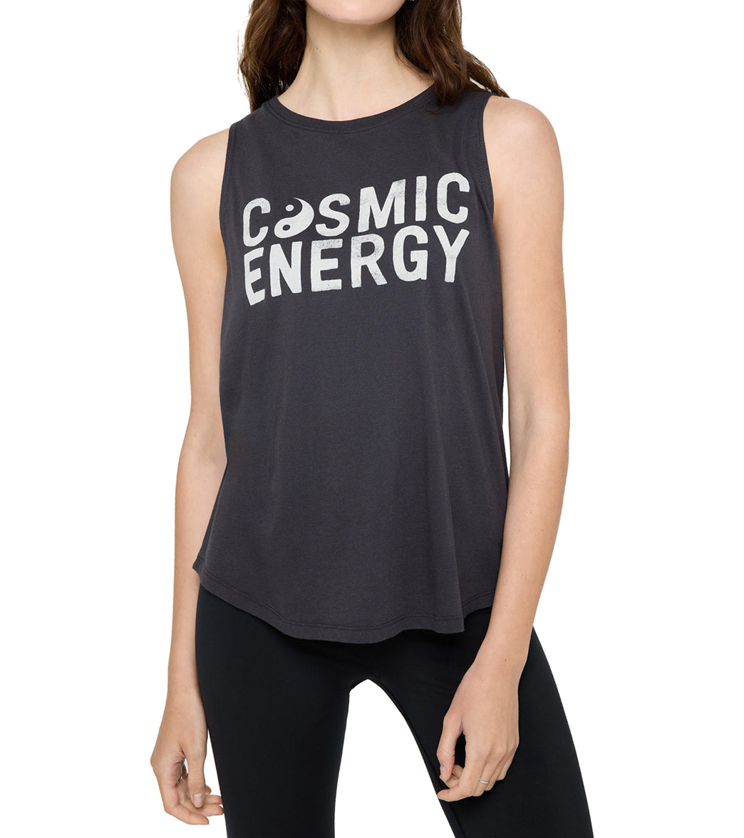 Spiritual Gangster Cosmic Jade Muscle Tank