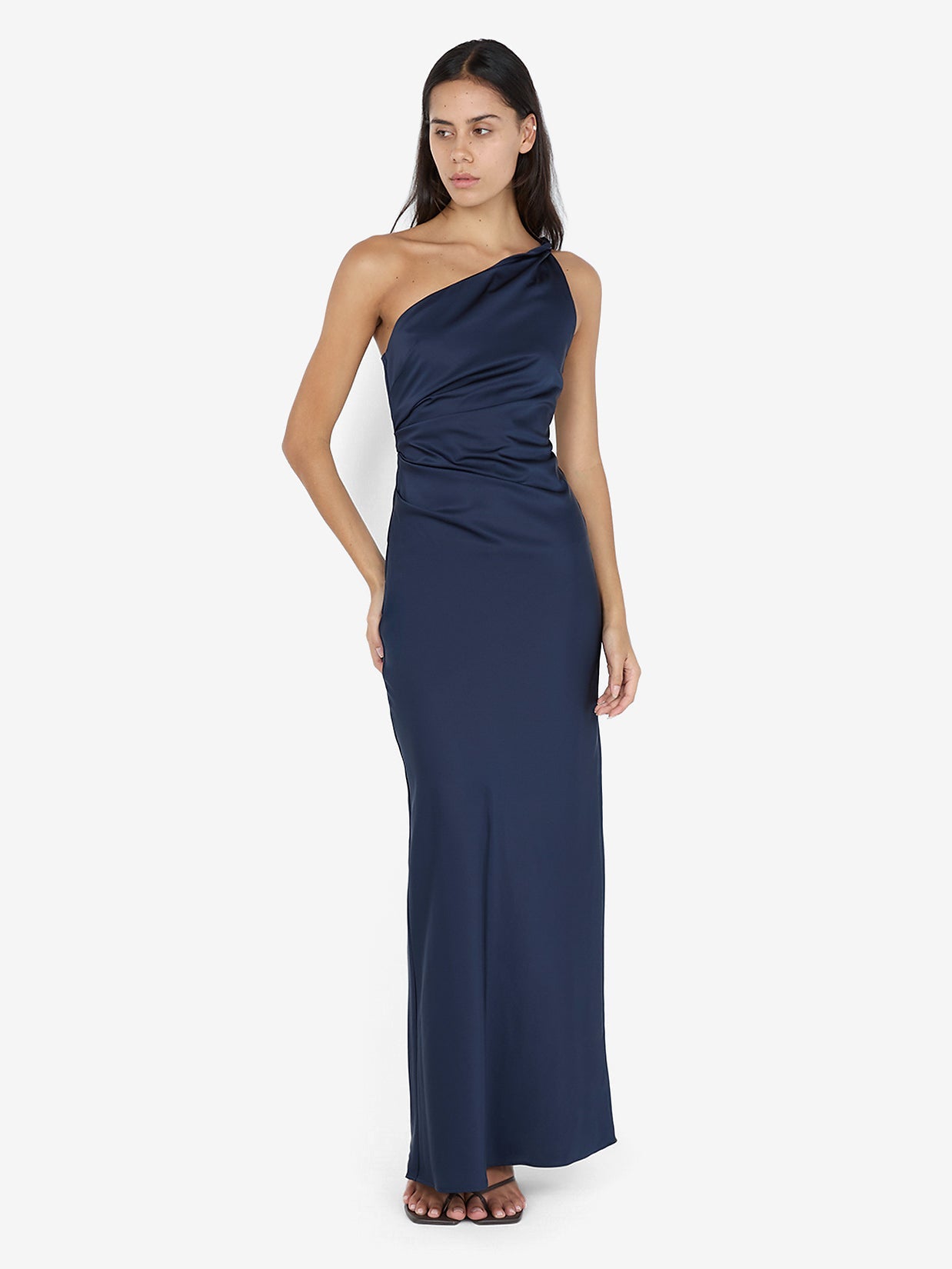 LUNETTA ASYM DRESS - INK