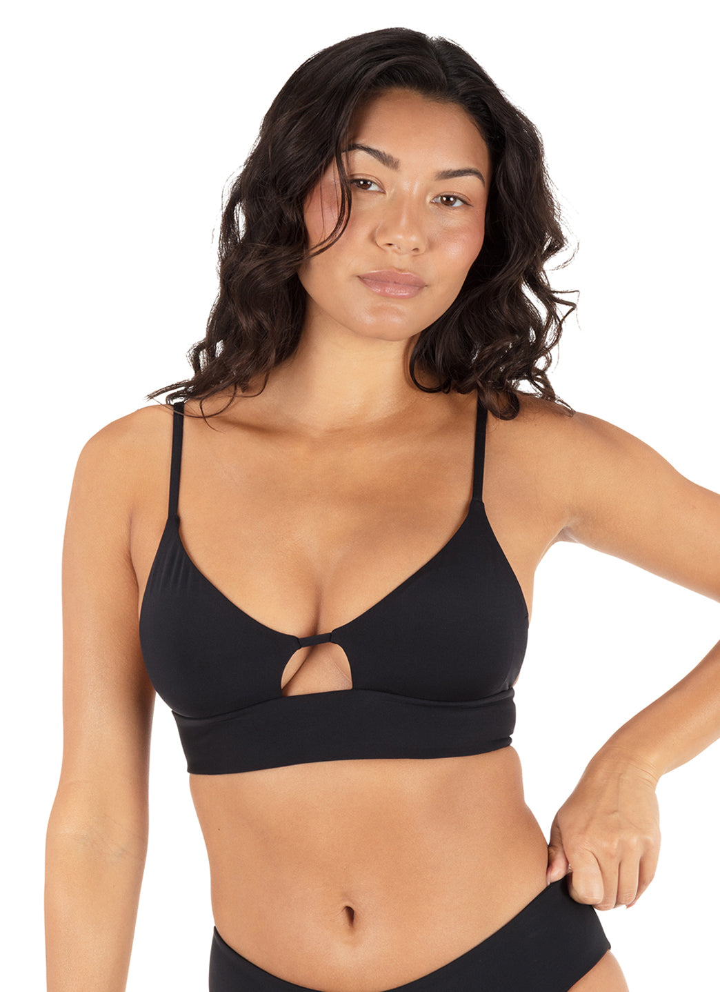 Hurley Women's Solid Bralette Bikini Top