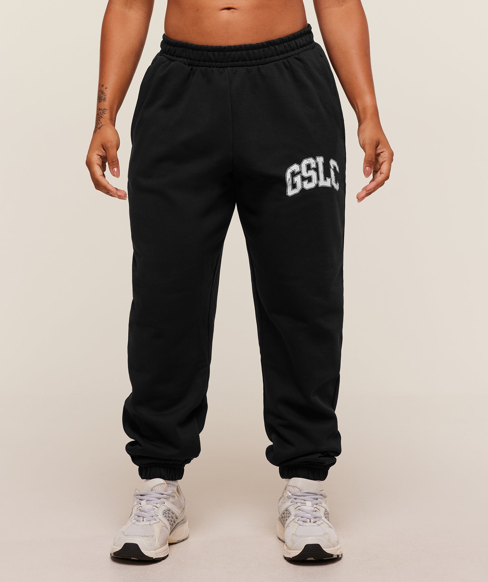 Gymshark GSLC Lifting Club Cuffed Joggers - Black