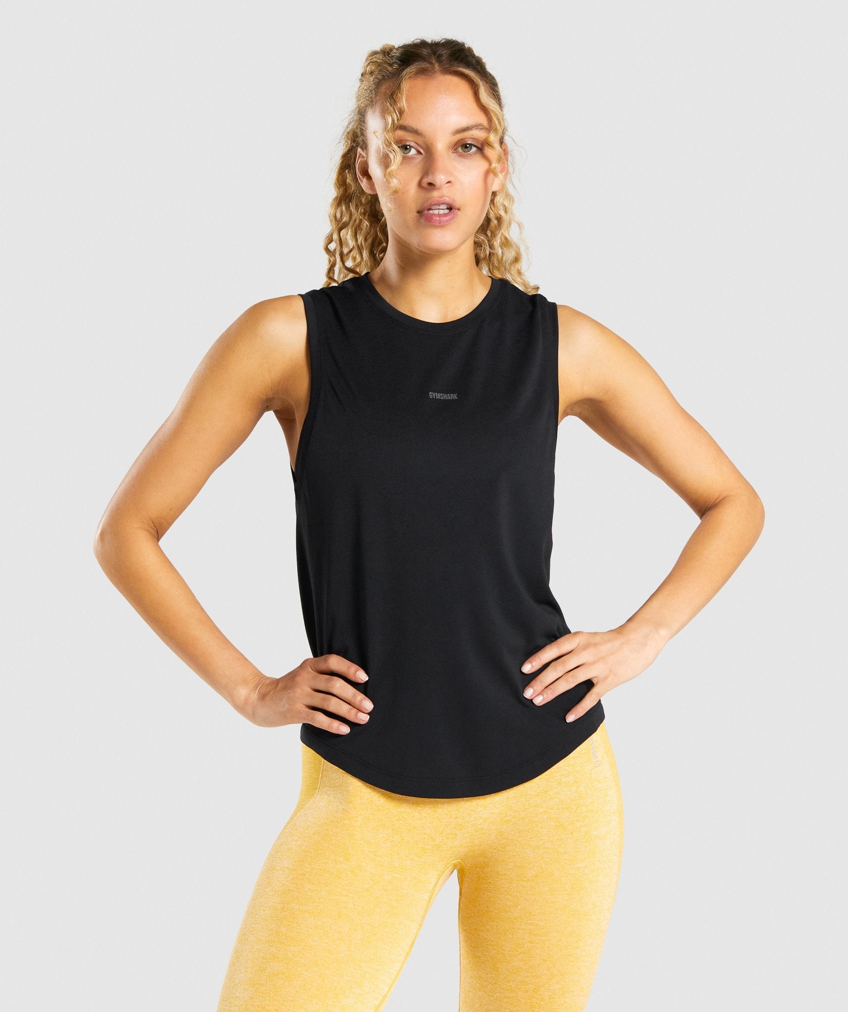 Gymshark Flex Tank - Black/Charcoal
