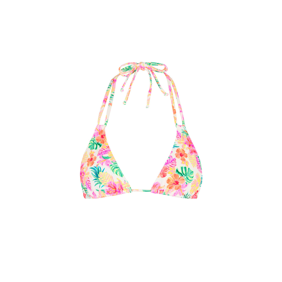 Kulani Kinis Island Escape Halter Bralette Bikini Top