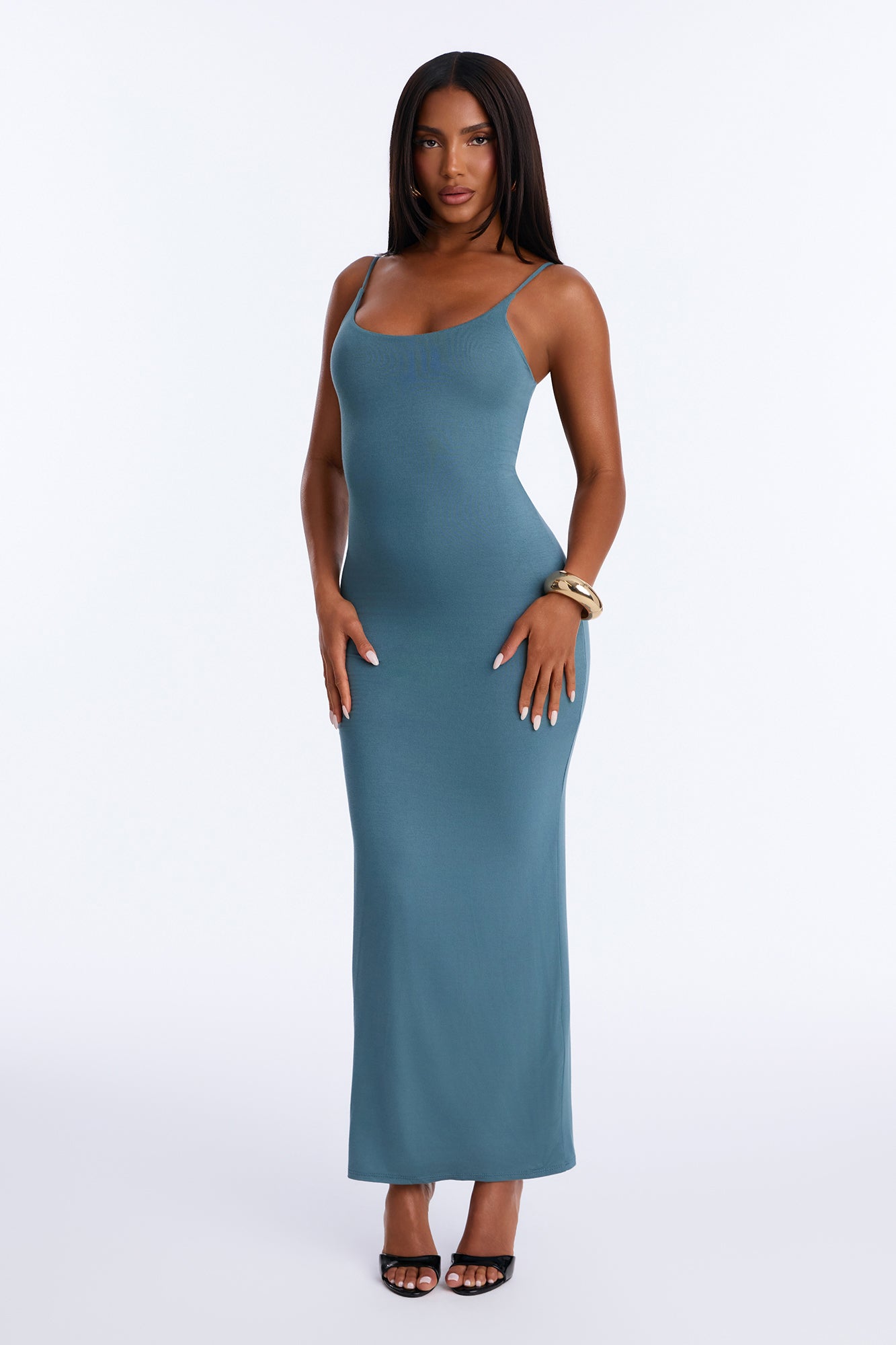 Ajay Maxi Dress - Steel