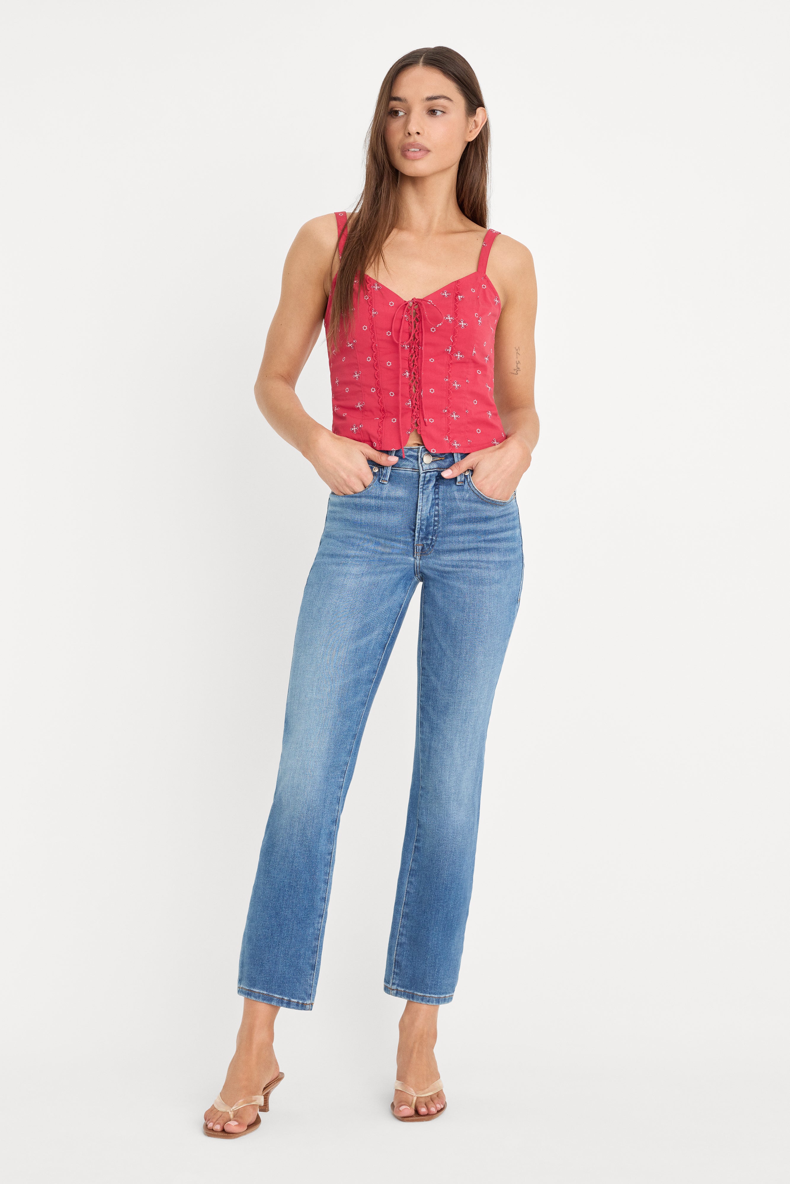 DOLLY JOLEANS STRAIGHT JEANS | INDIGO1194