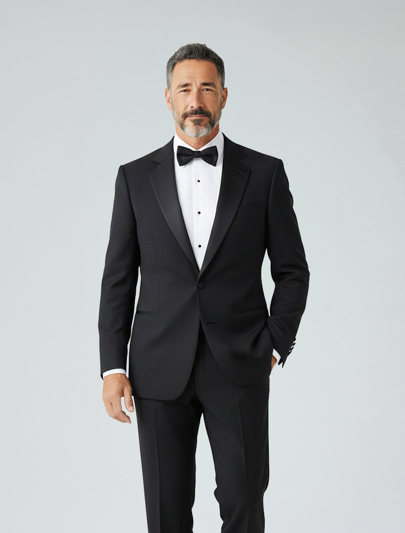 FUBU Classic Notch Lapel Black Tuxedo
