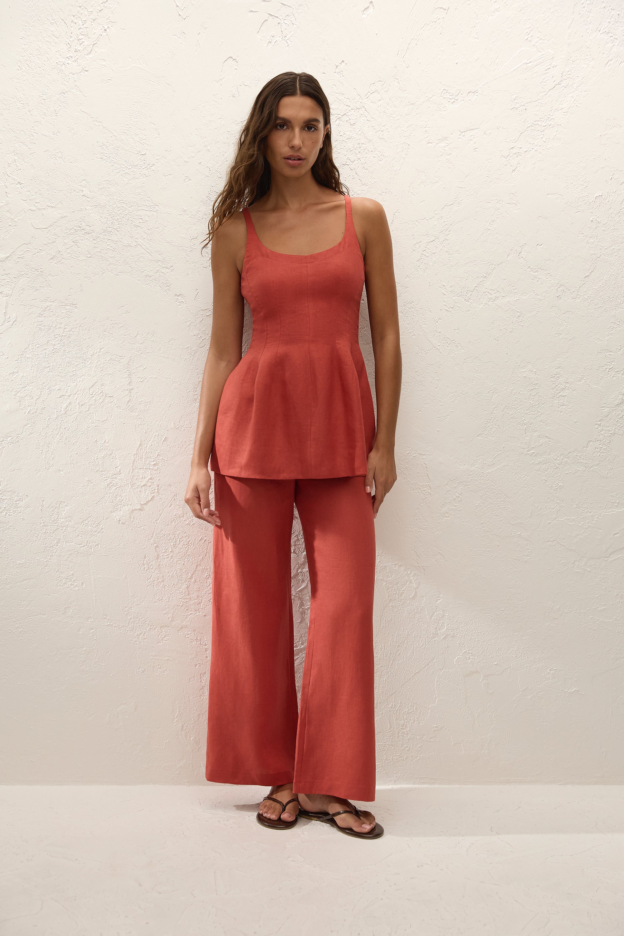 Syna Top Dusty Tomato - Final Sale