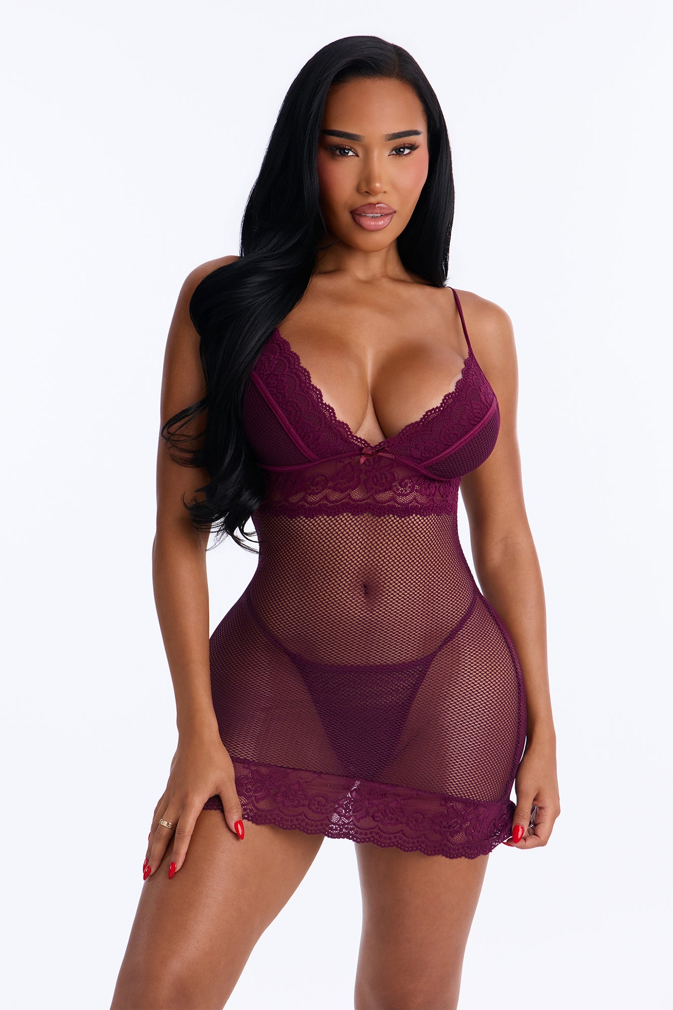 Can't Let You Go Chemise - Purple