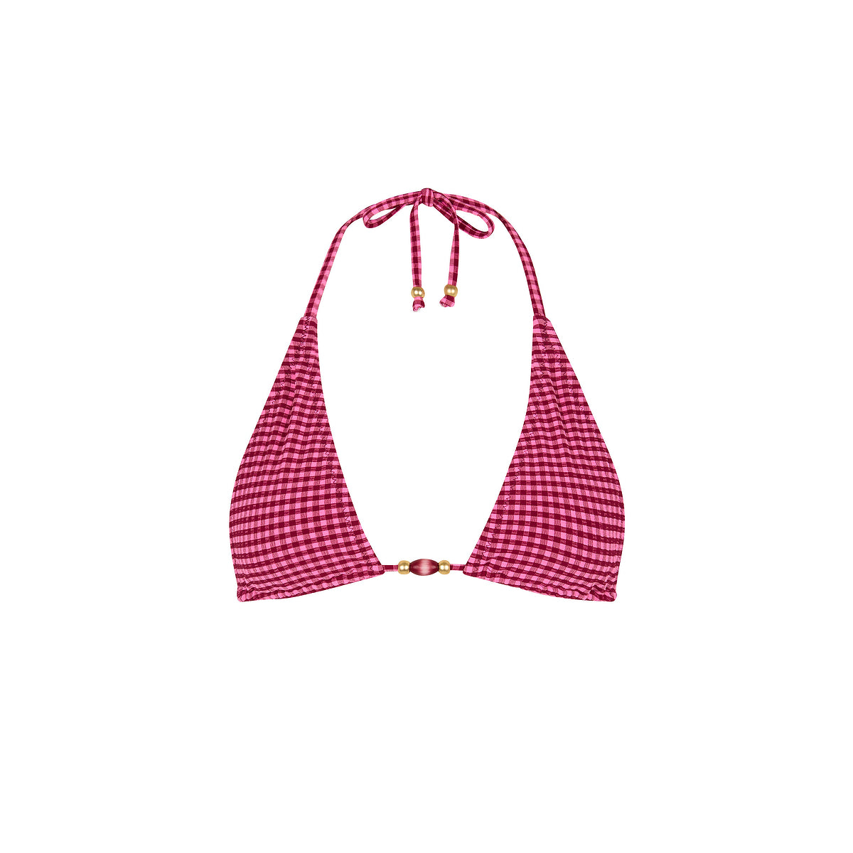 Kulani Kinis Cherry Kiss Classic Tie Halter Bikini Top
