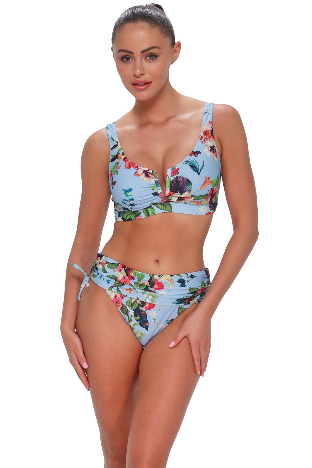 Sunsets Budding Romance Vienna V-Wire Top