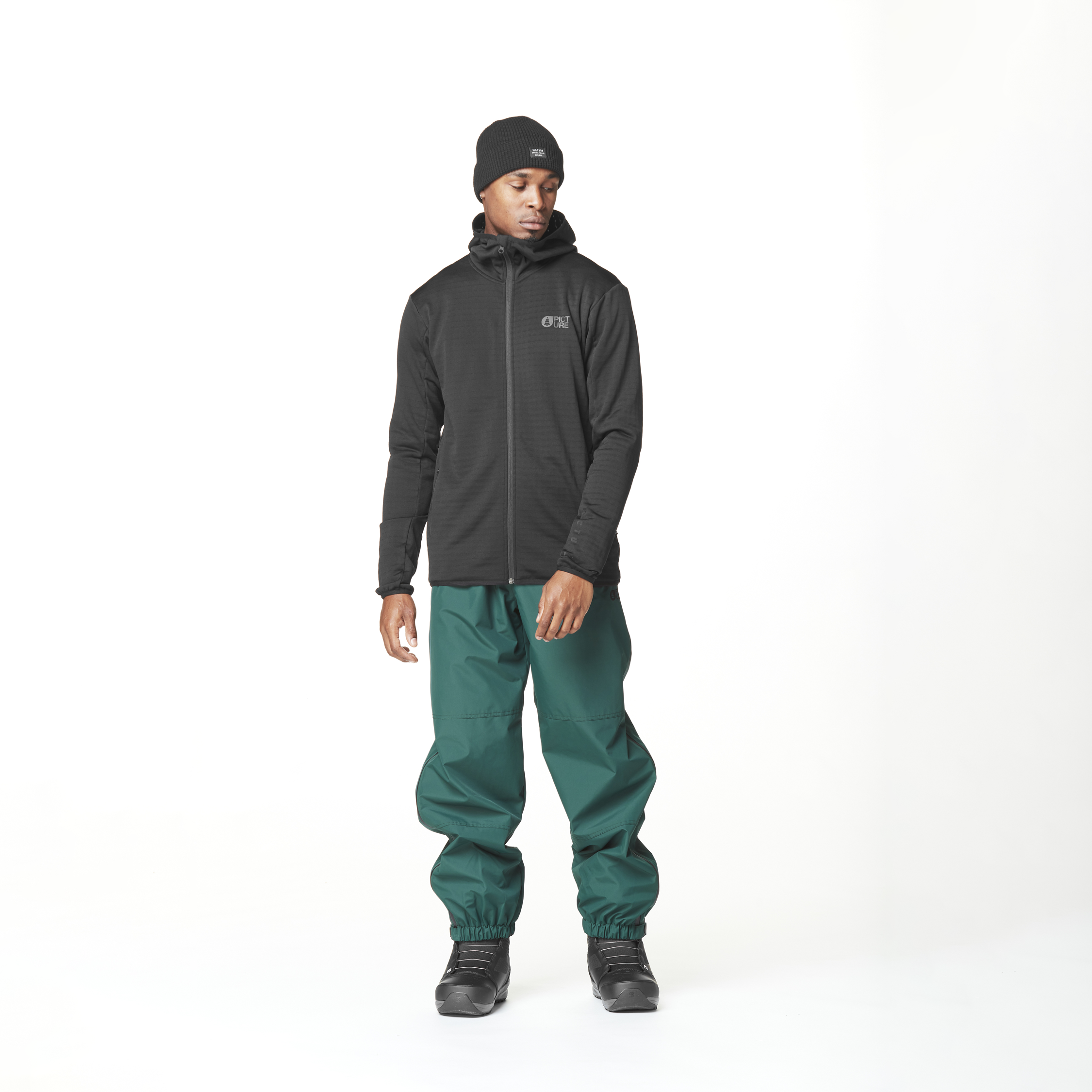 Polaire technique zippée homme BAKE GRID