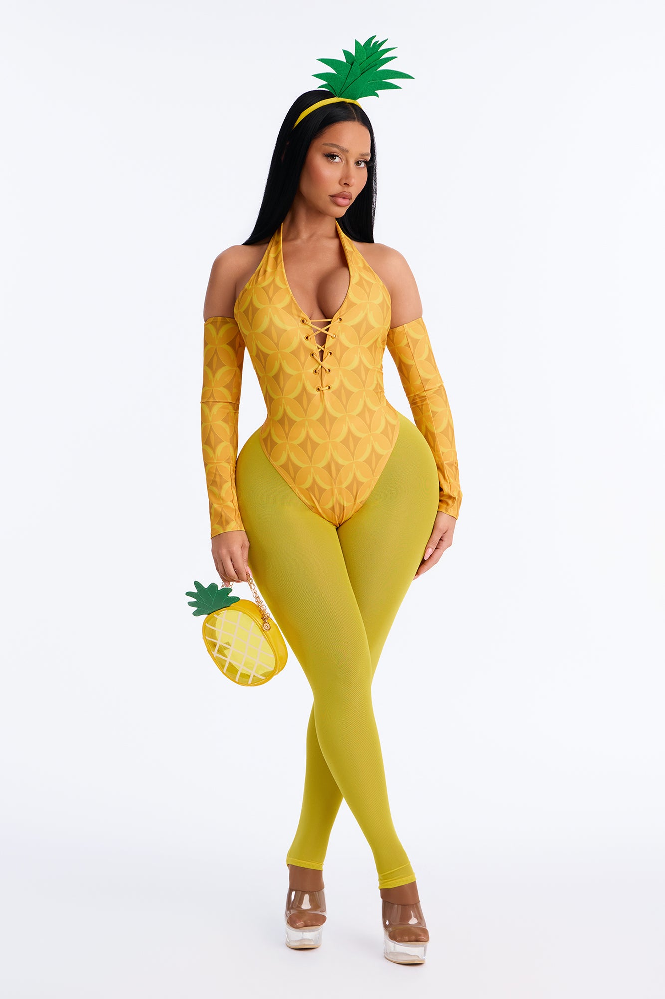 Fruit Of Temptation 5 Piece Costume Set - Yellow