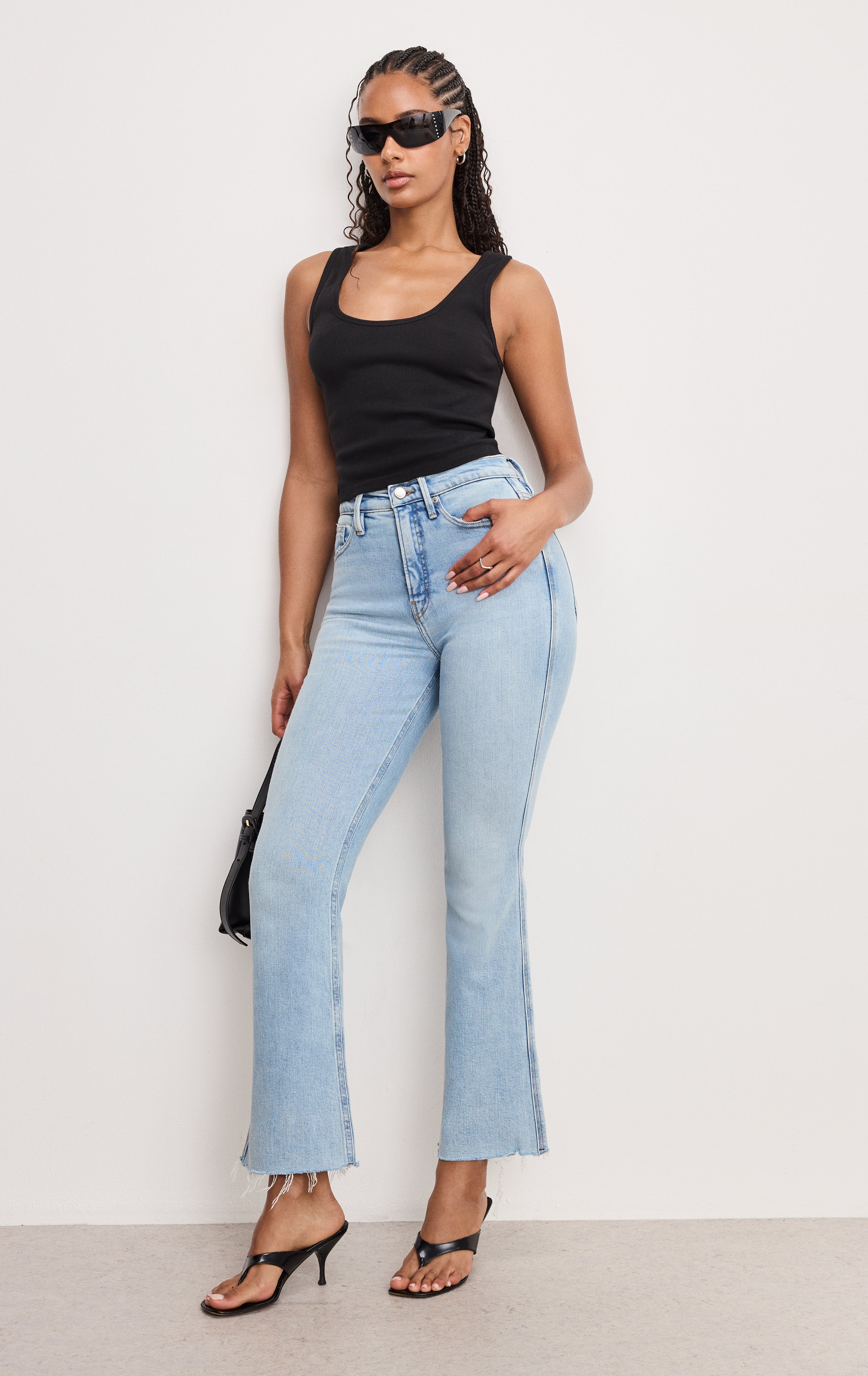 GOOD KICK FLARE JEANS | INDIGO954