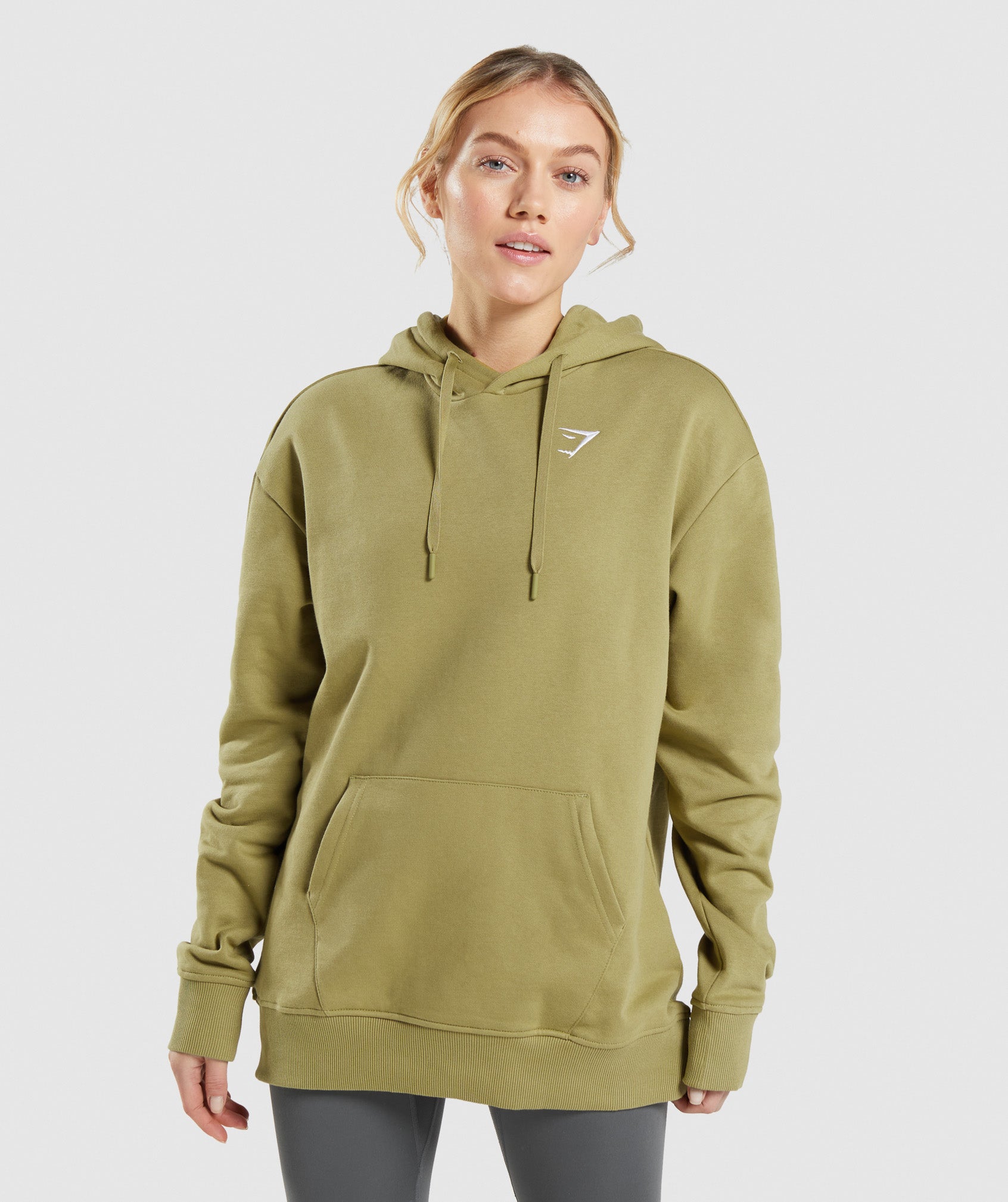 Gymshark Training Oversized Hoodie - Griffin Green
