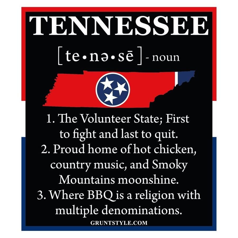 Tennessee Defined Sticker