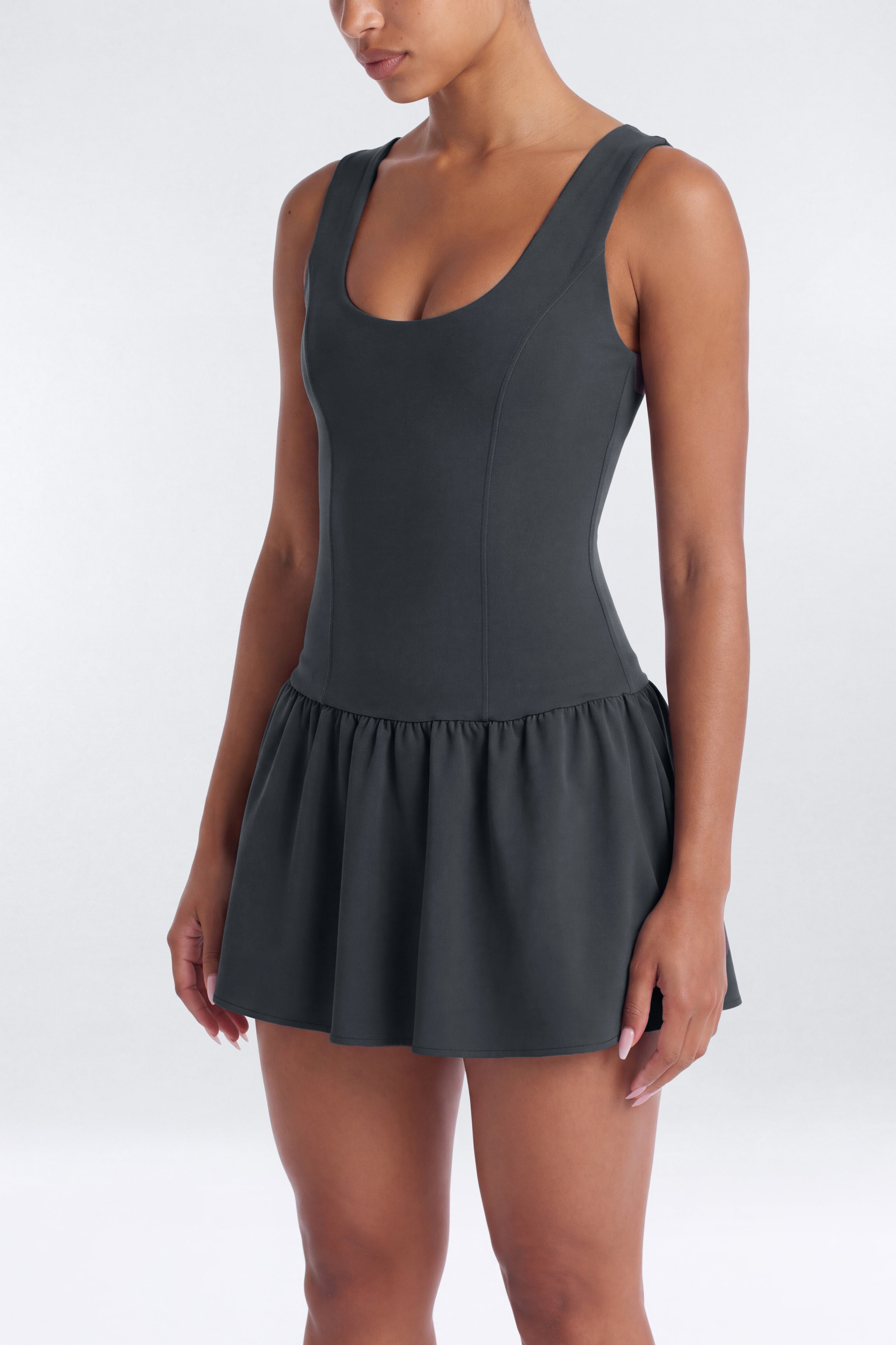 CloudForm™ Active Skort Dress - Carbon