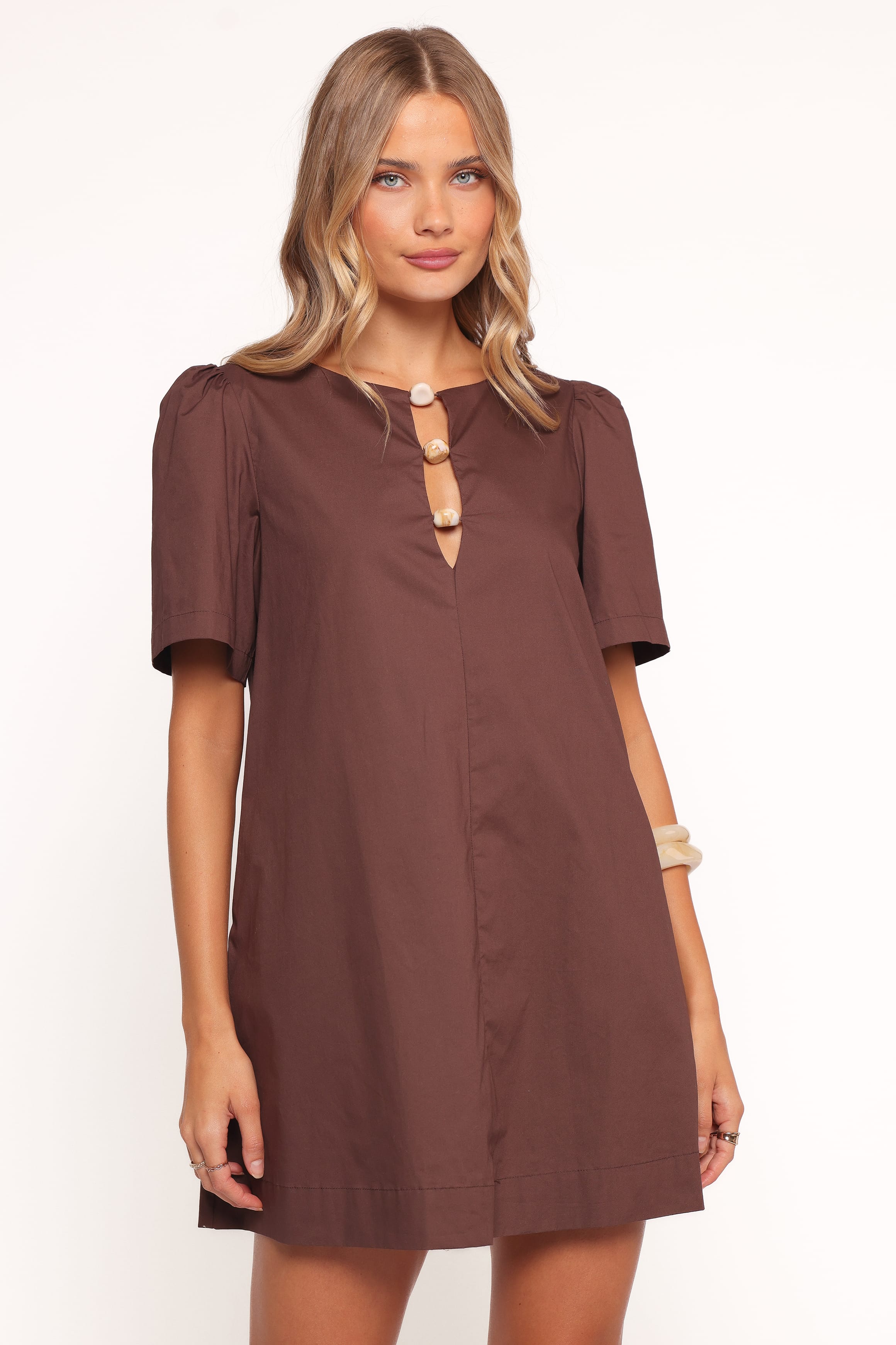 Lirael Mini Dress - Espresso