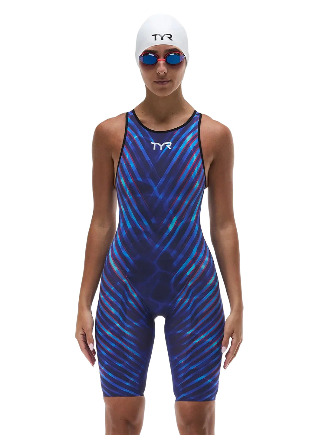 TYR Katie Ledecky Women's Bravix Venzo Open Back Tech Suit Swimsuit