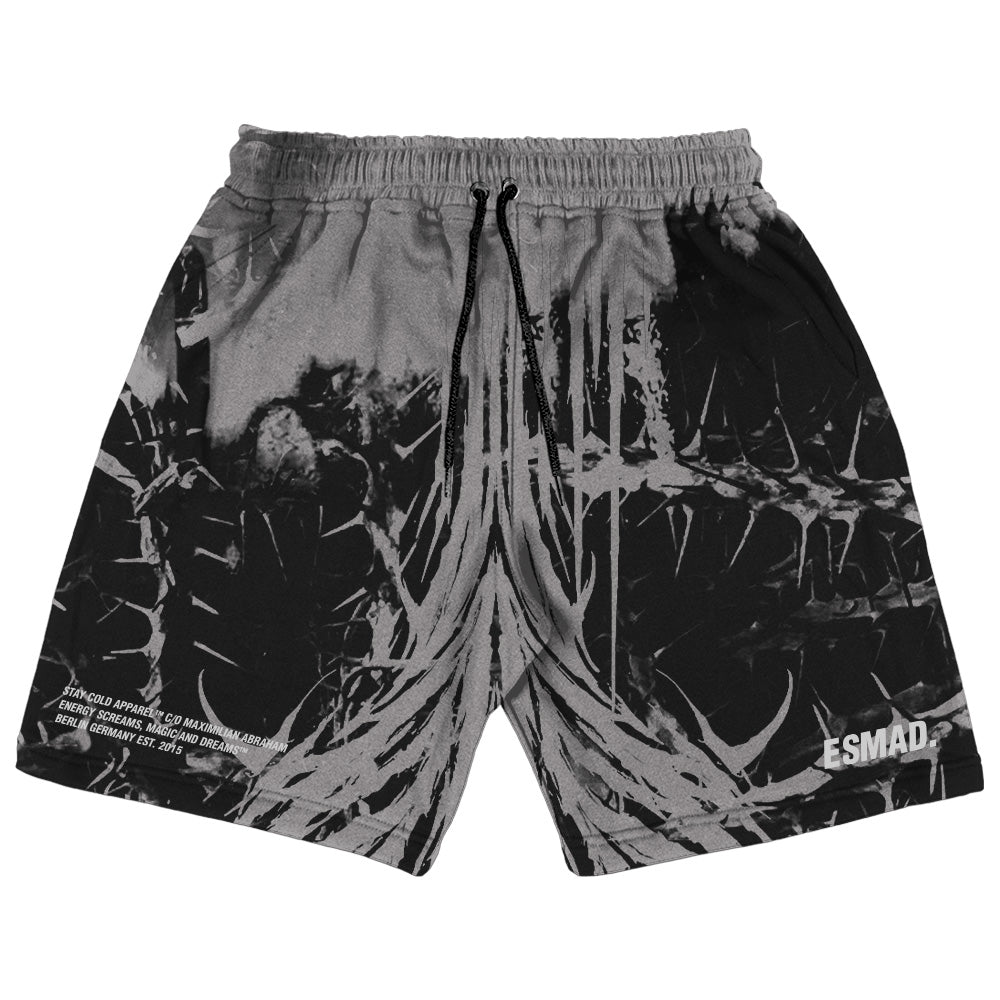 Boneflow (Grey) - Prime Shorts (350GSM)