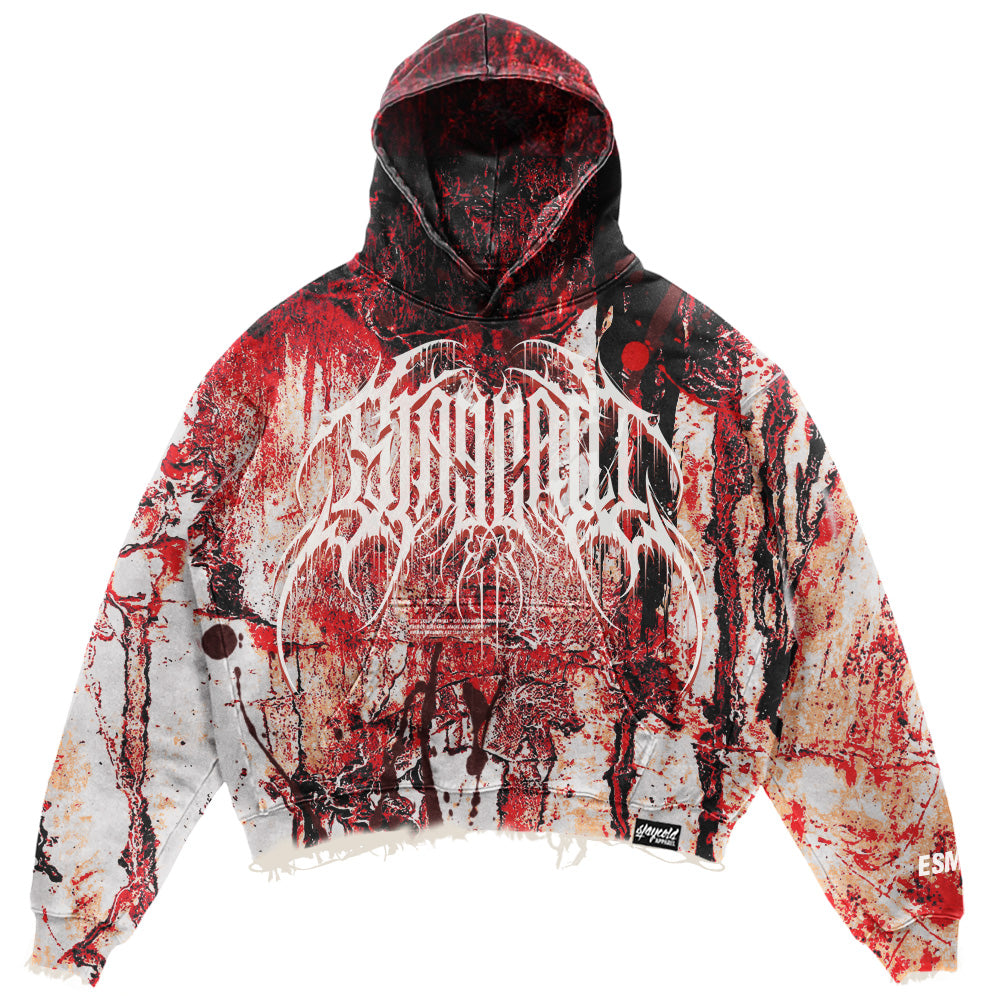 Immortal Bloodline (Allover) - Heavy Oversized Hoodie (400GSM)