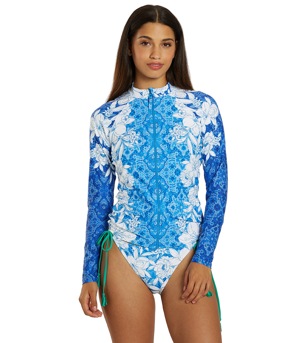 Johnny Was Women's Clio Long Sleeve Surf Shirt