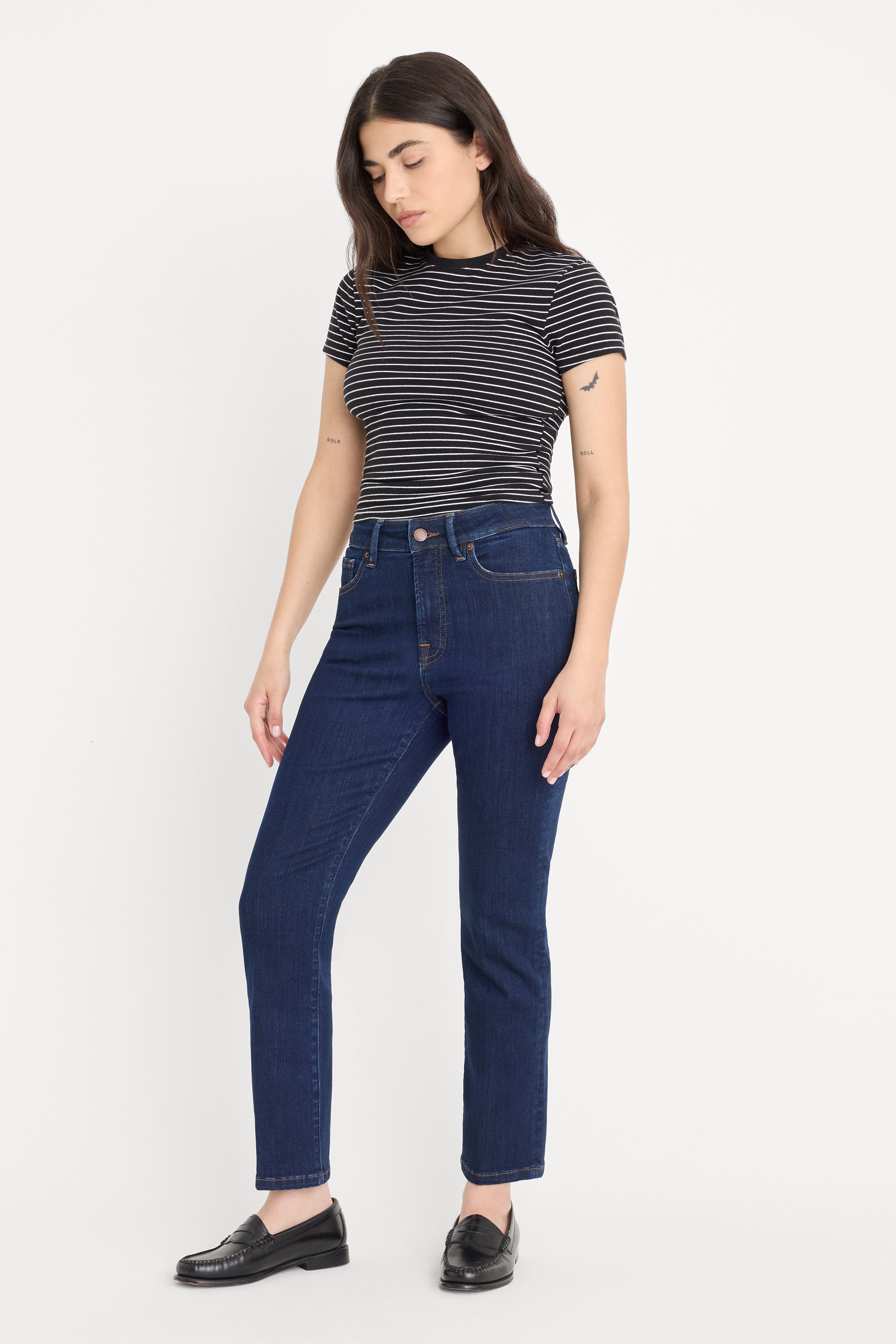GOOD PETITE STRAIGHT JEANS | INDIGO1153