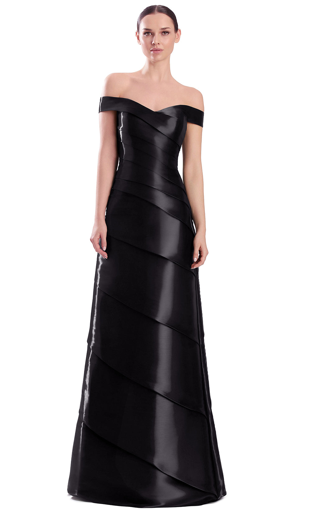 Alexander by Daymor 3328F26 - Tiered Bodice Sweetheart Evening Gown