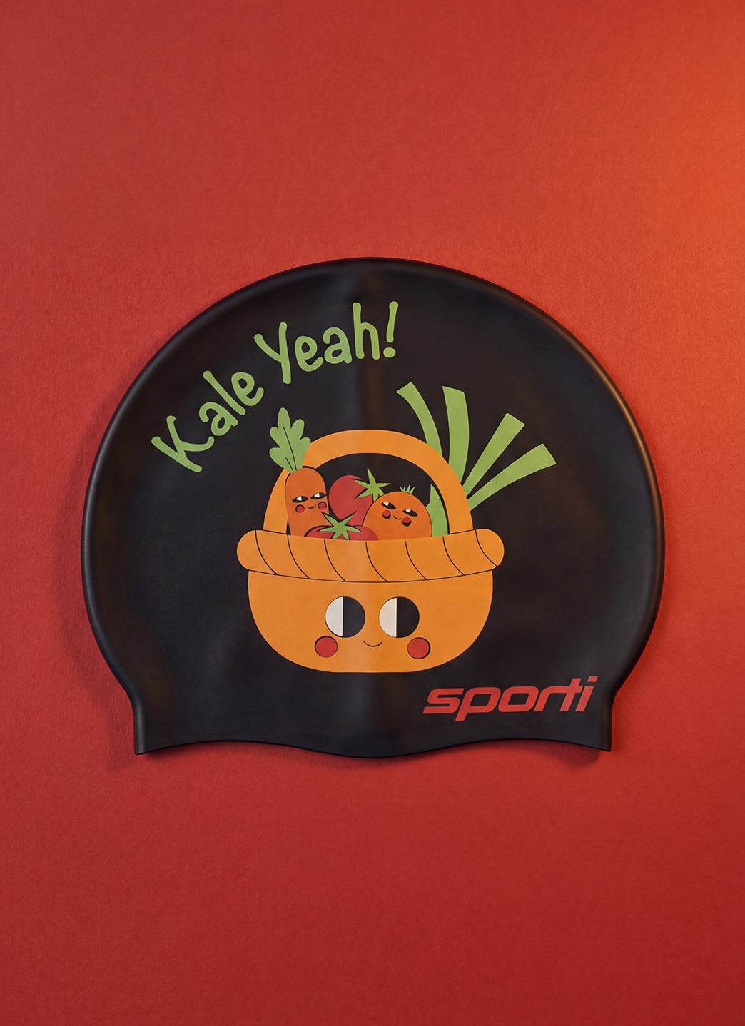 Sporti Veggies Silicone Swim Cap