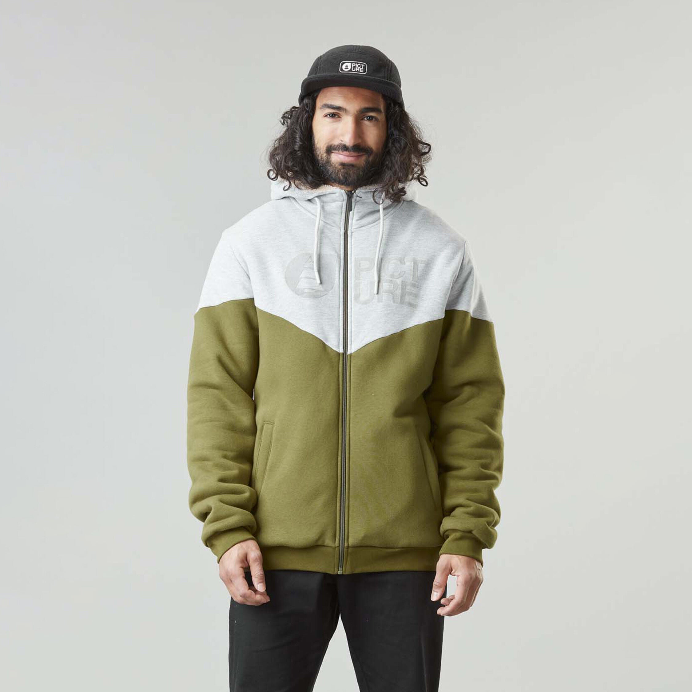 Sweat à capuche zippé homme BASEMENT PLUSH