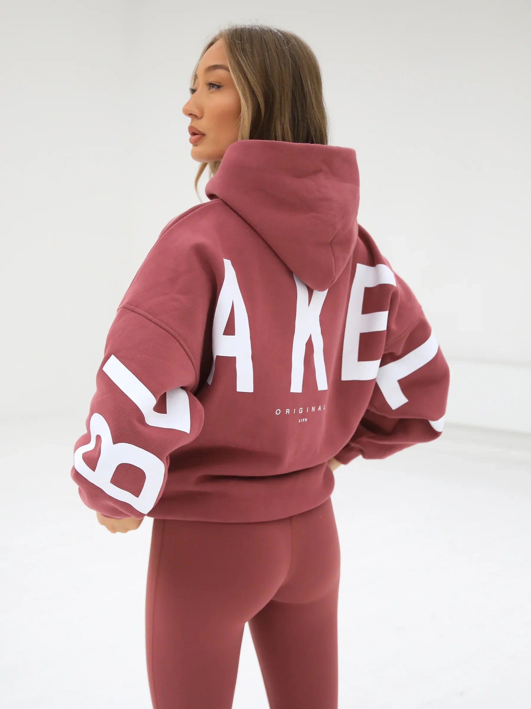 Isabel Oversized Hoodie - Berry