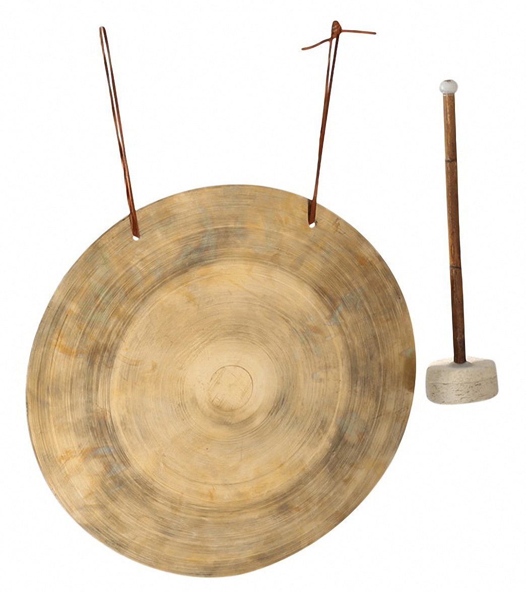 Sacred Space XLarge Burnished Himalayan Wing Gong 16"