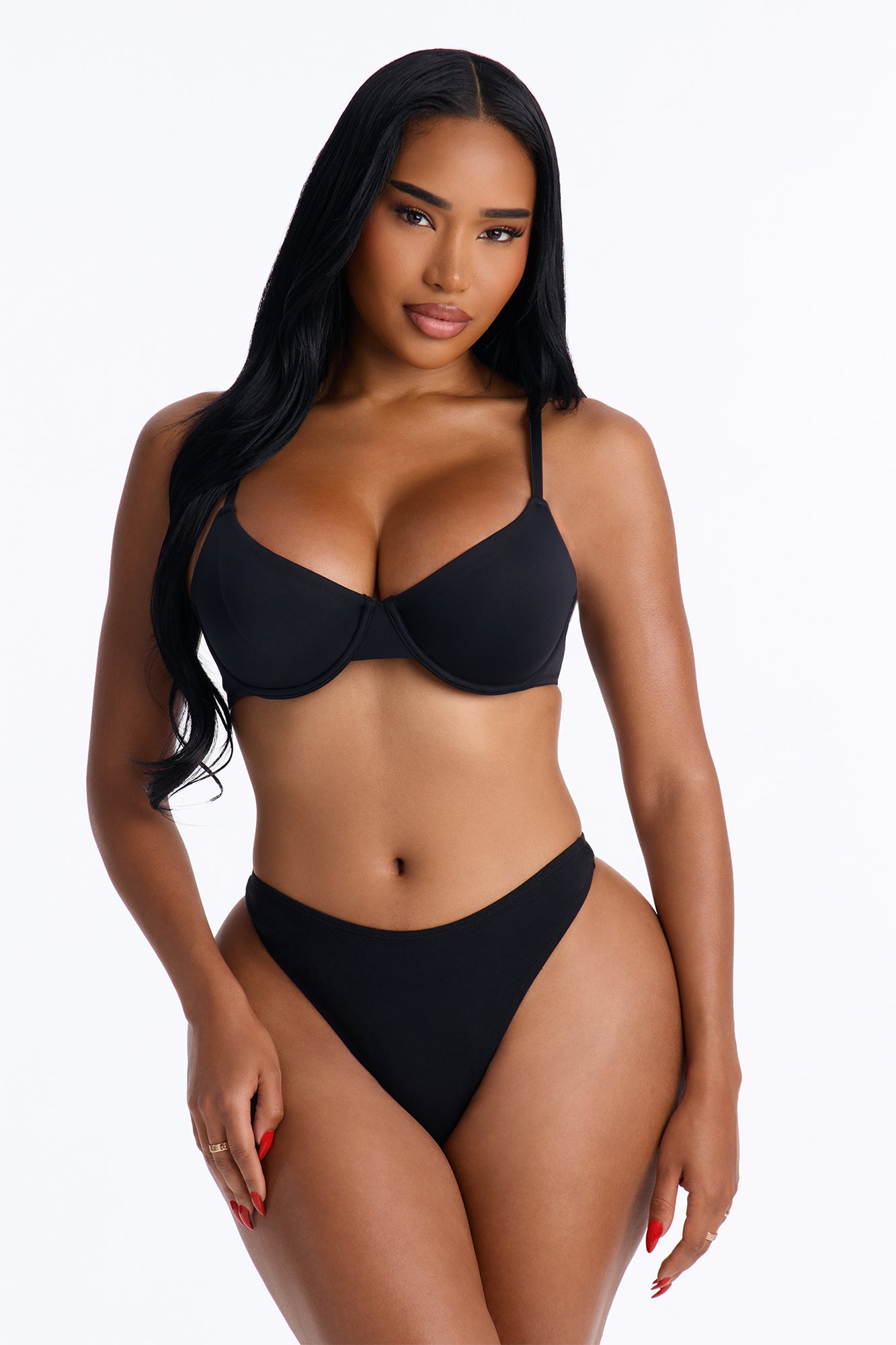 Soft Fit Smoothing Full Coverage Bra - Black