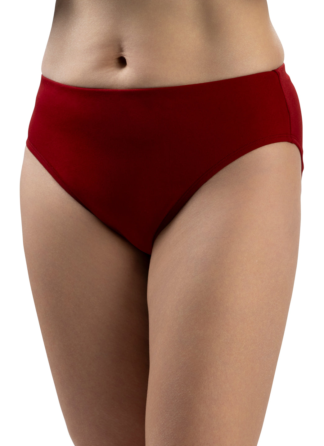 Dolfin Women's Aquashape Solid Mid-Rise Moderate Bikini Bottom