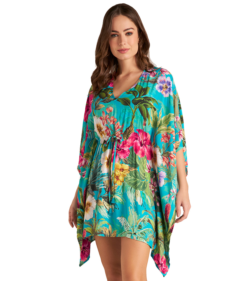 Jantzen Women's Palms and Tropics June Kaftan Cover Up