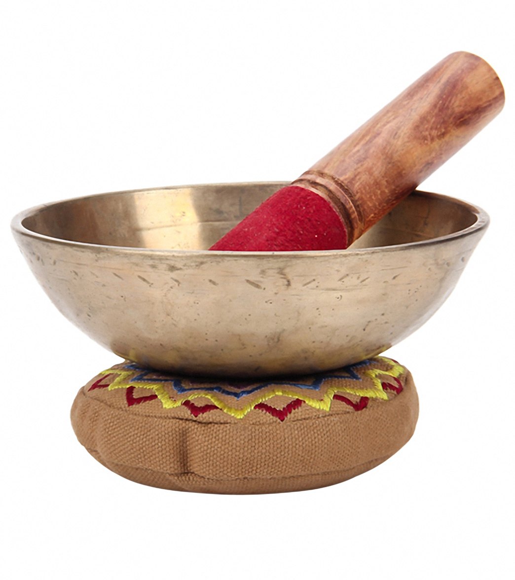 Sacred Space Antique D Chakra Tibetan Singing Bowl 5.5"
