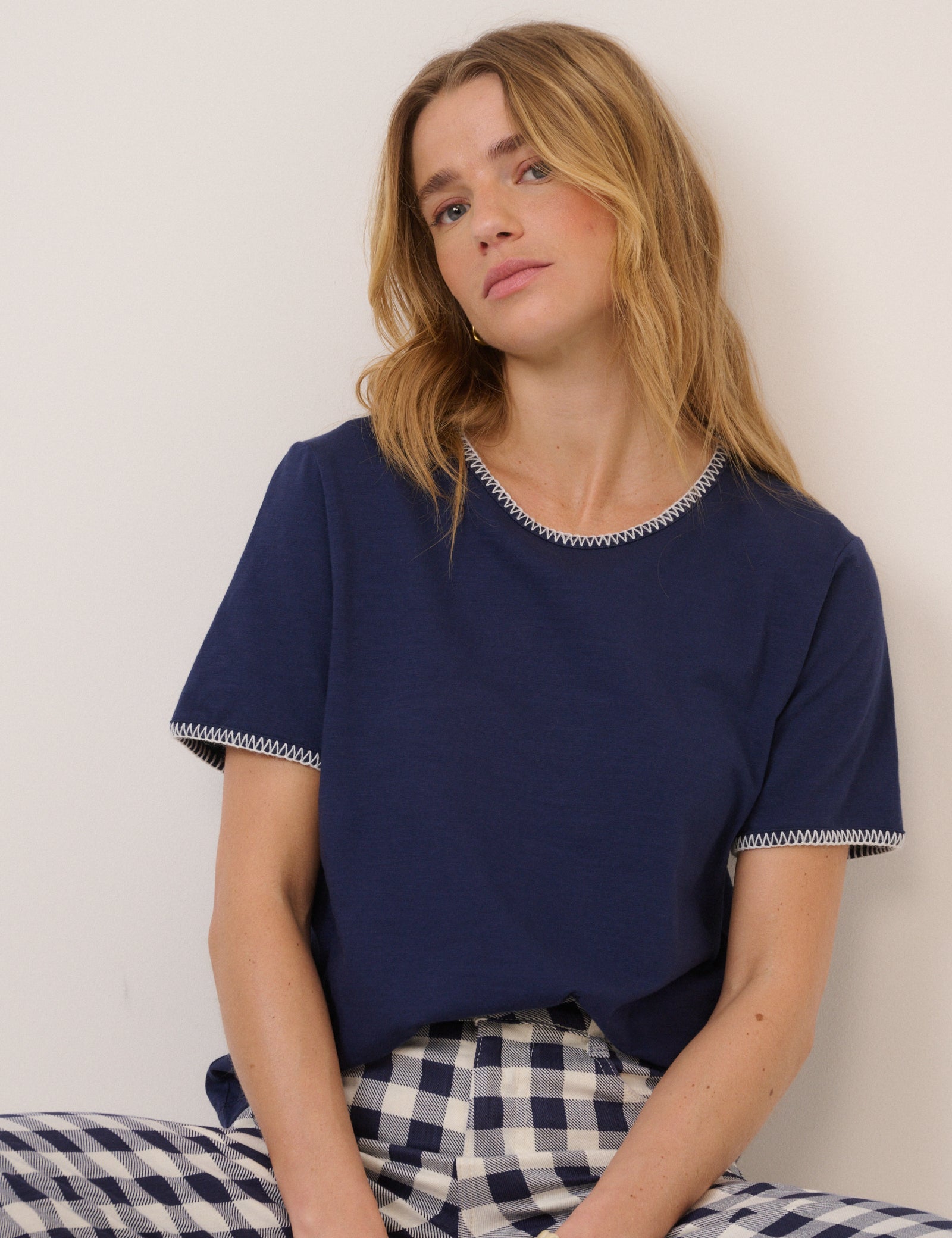 Navy Stitch T-shirt