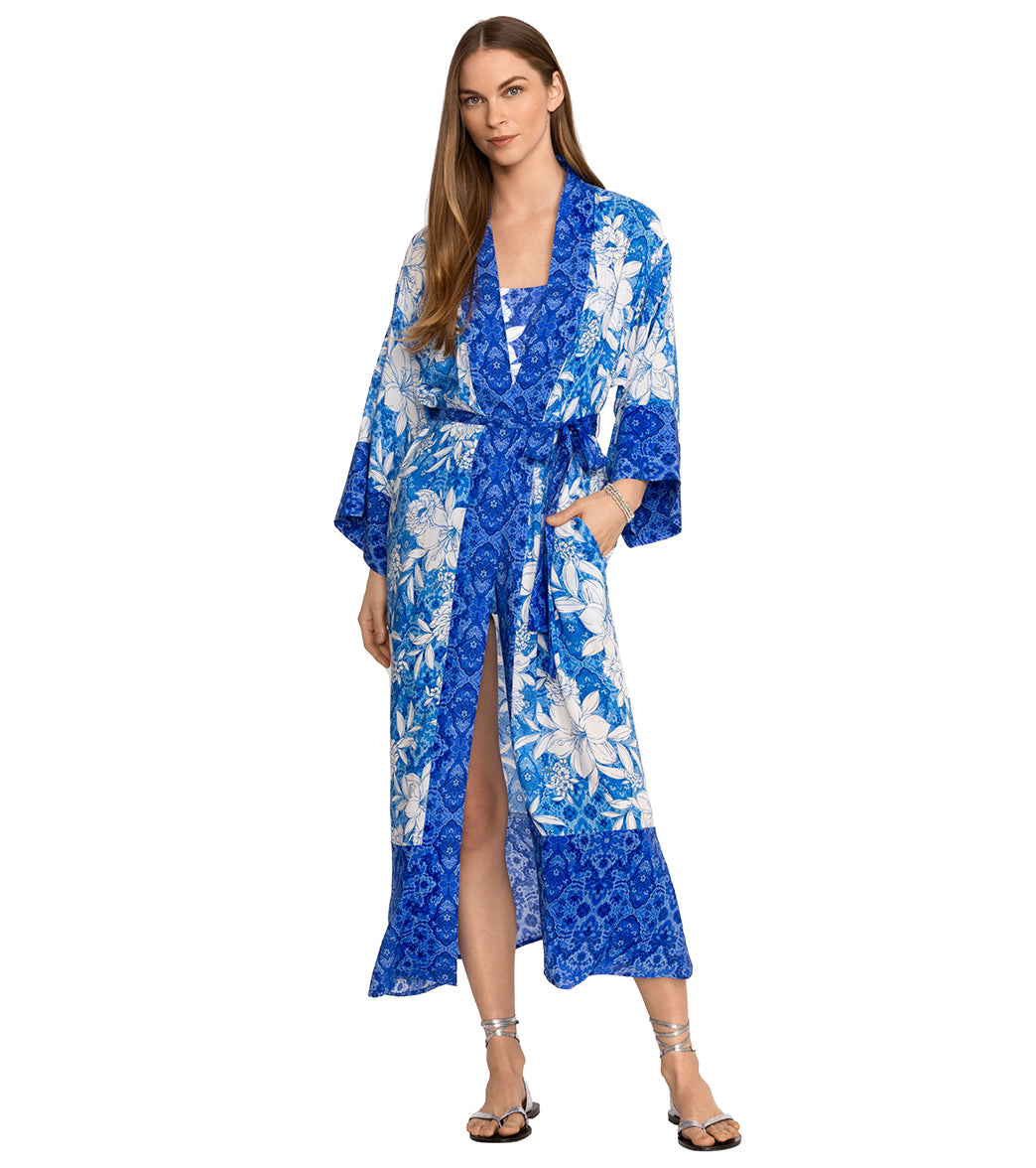 Johnny Was Women's Clio Mix Kimono Robe