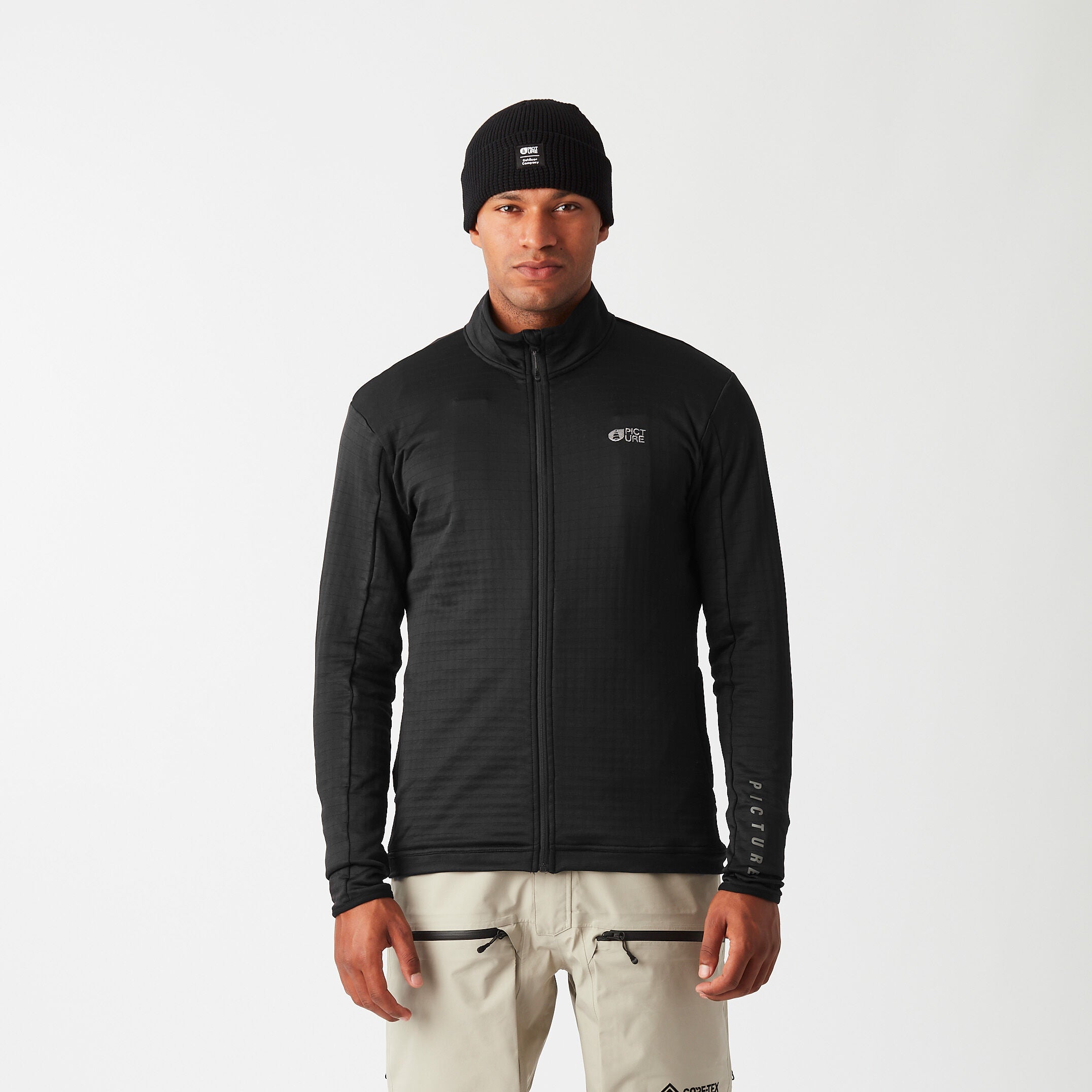 Polaire technique zippée homme BAKE GRID FZ