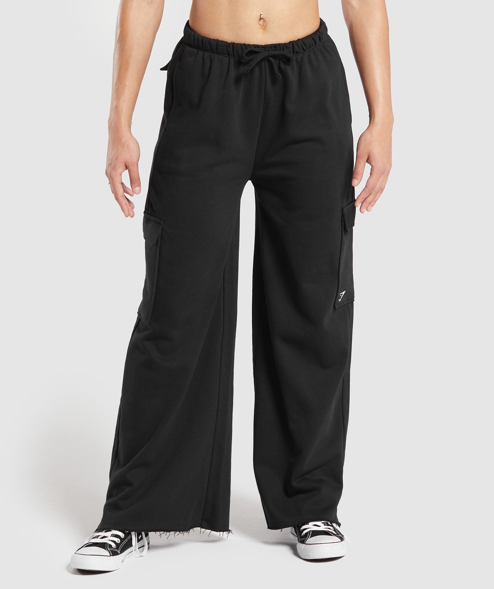 Gymshark Lifting Cargo Cotton Pants - Black