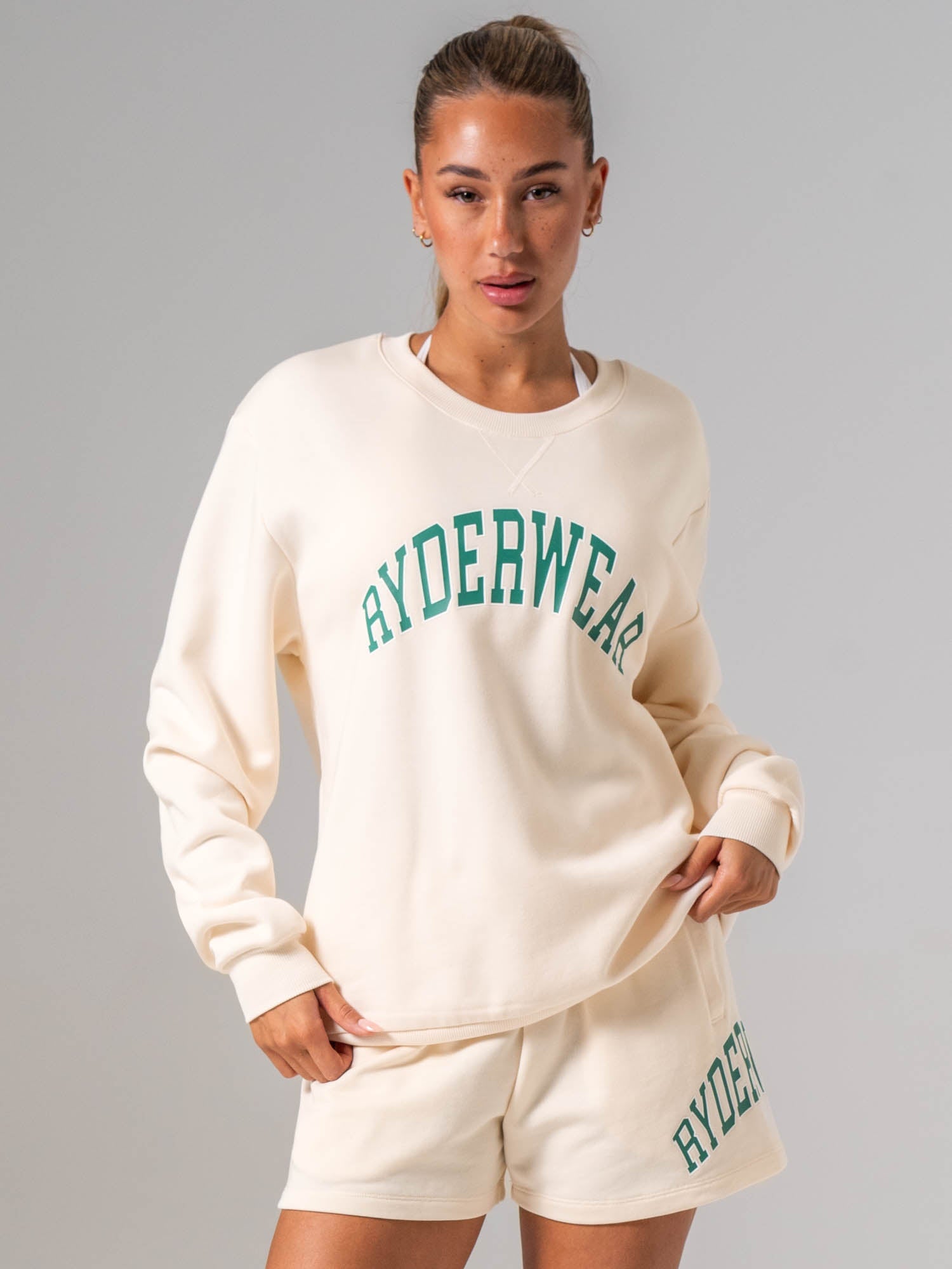 Women's Collegiate Crew Neck - Chalk
