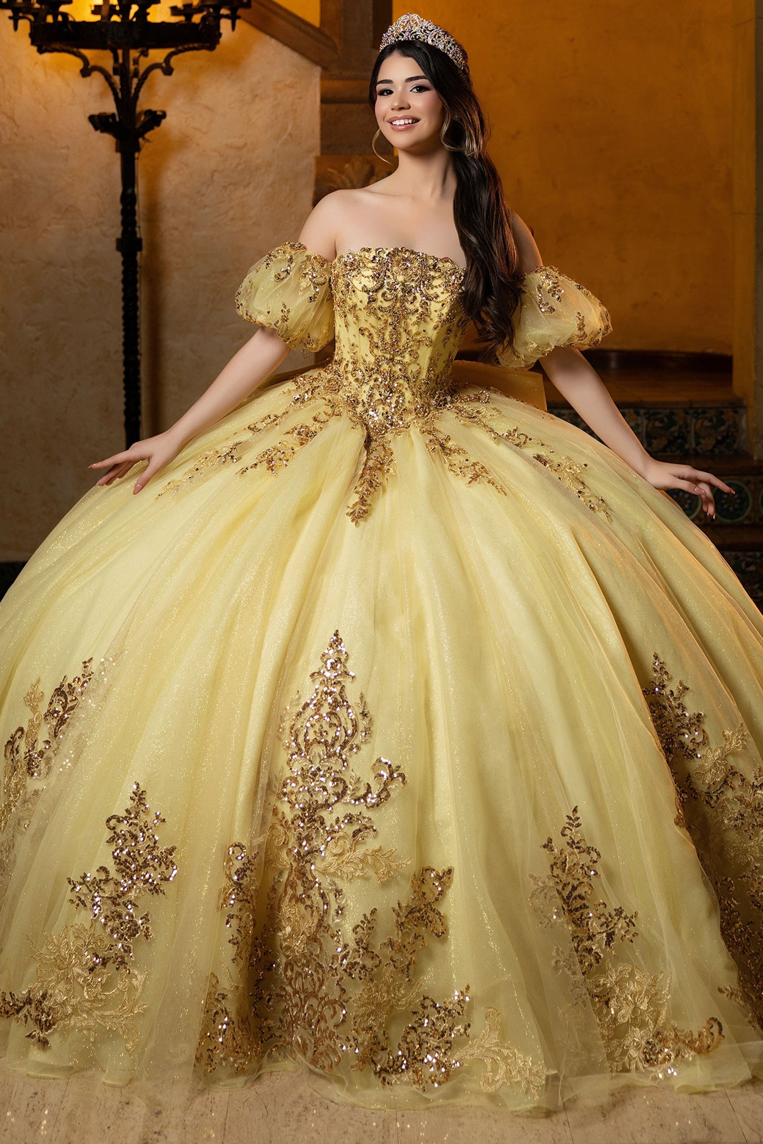 Vizcaya by Mori Lee 4080052 - Crystal Embroidered Quinceanera Gown