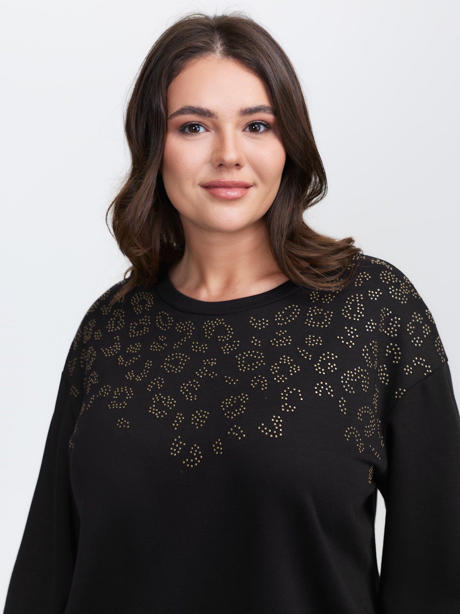 Gold Studs Relaxed-Fit T-Shirt