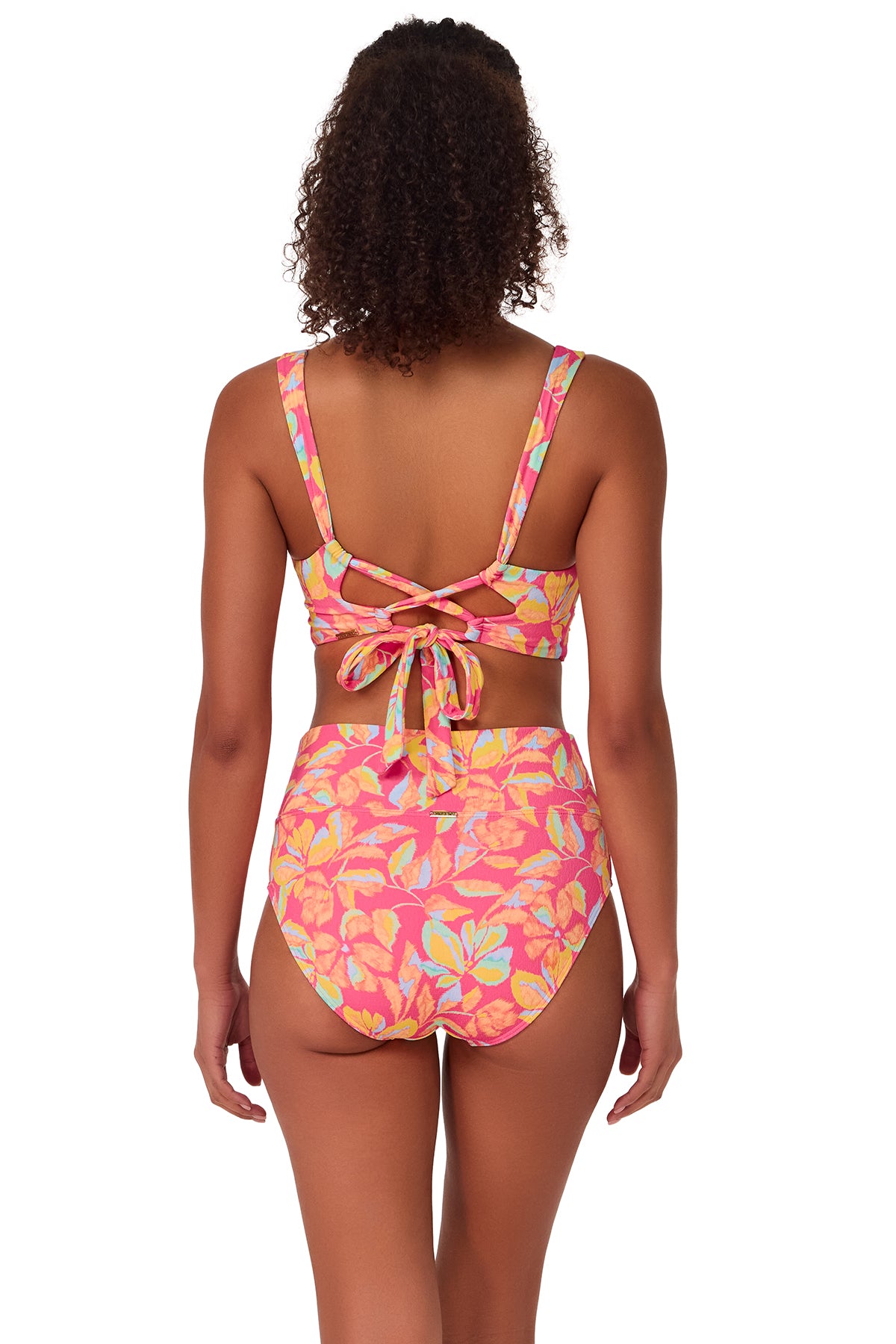Sunsets Magic Hour Crepe Hannah High Waist Bottom