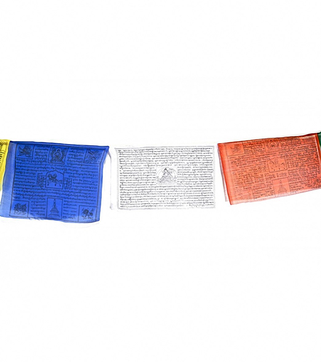 Sacred Space XL Set of 10 Windhorse Tibetan Cotton Prayer Flags