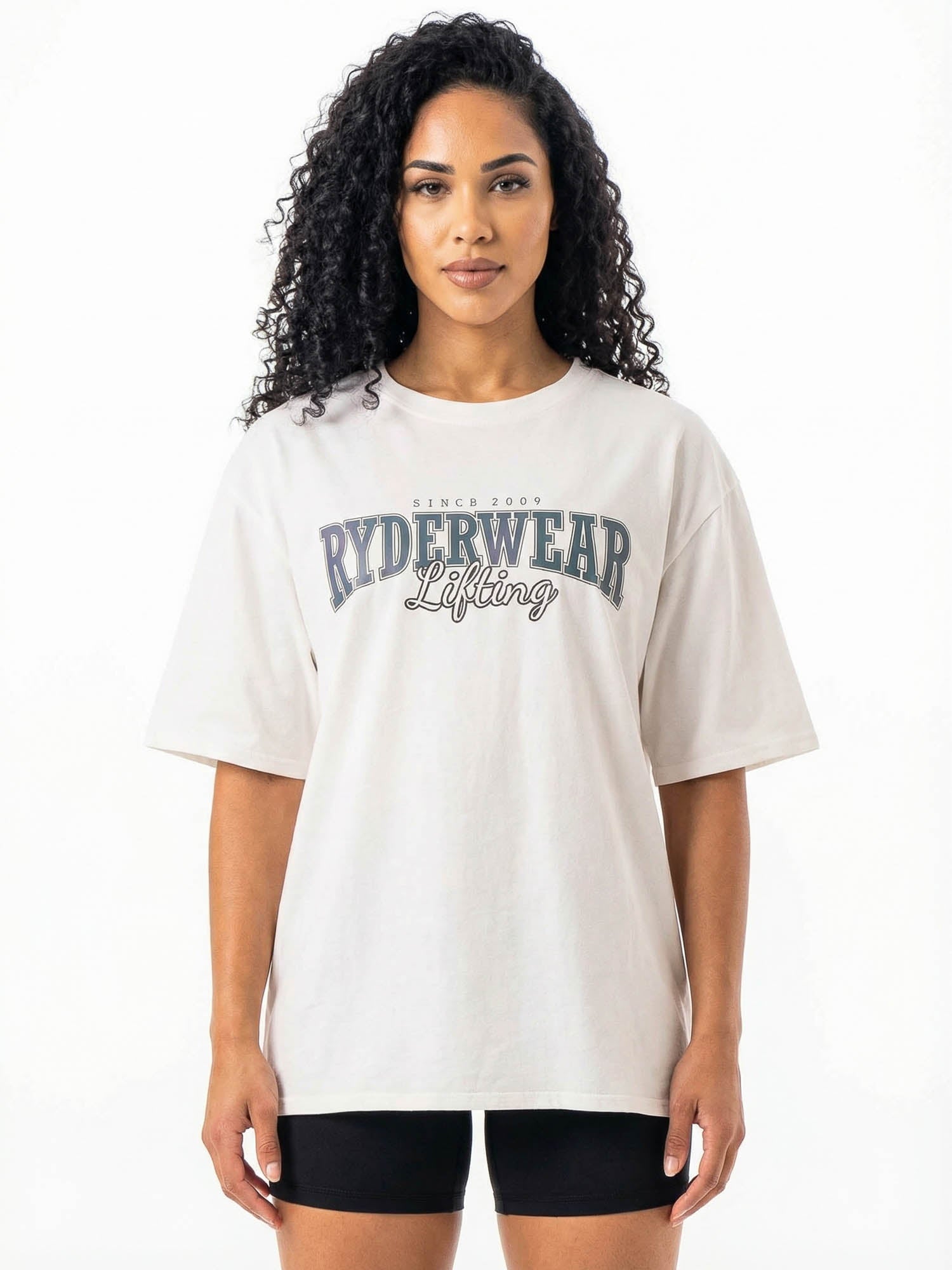 Lifting Oversized Tshirt - White